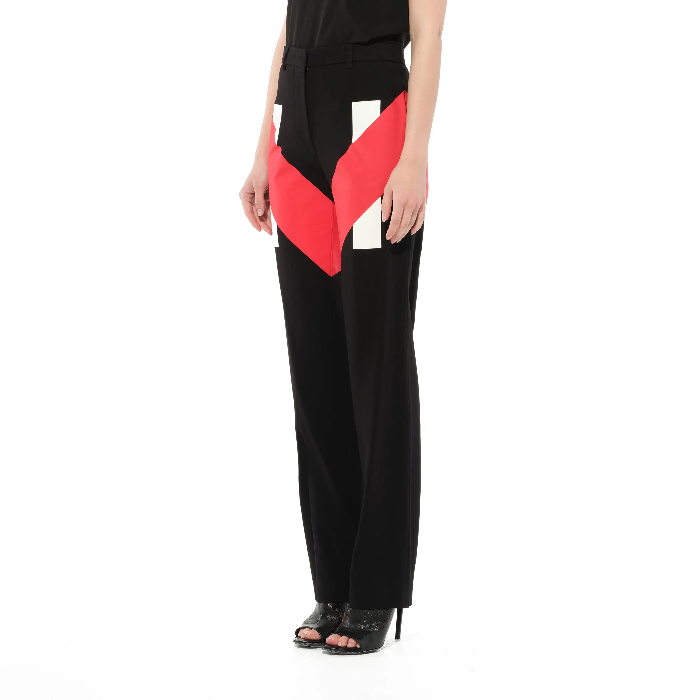 Pants in Black/Red sold by MARAIS product image thumbnail 5