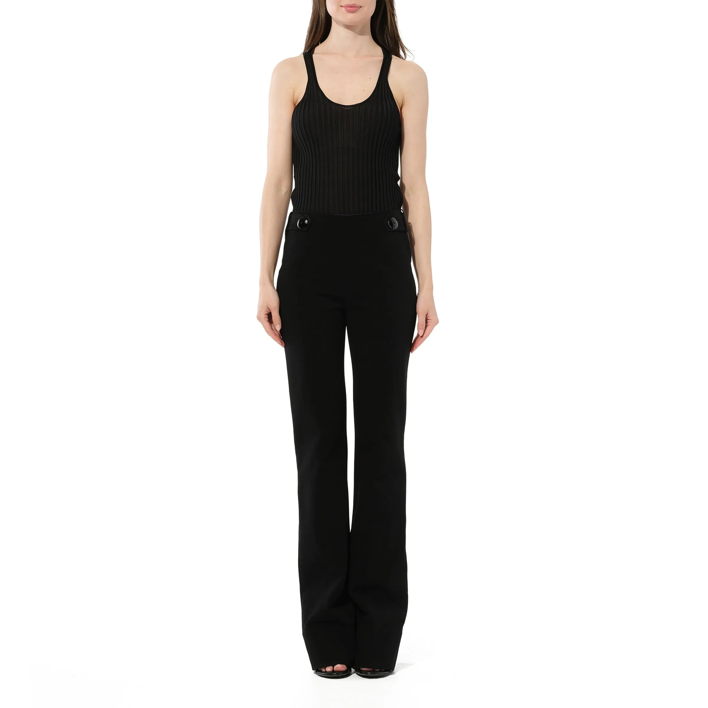 Trousers in Black sold by MARAIS product image thumbnail 4