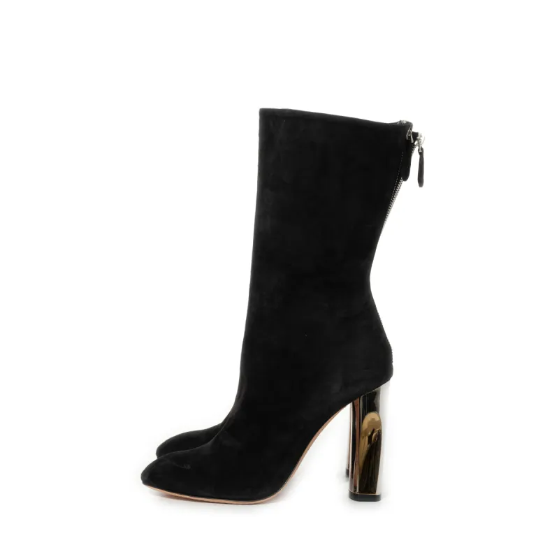 Suede Boots in Black sold by MARAIS