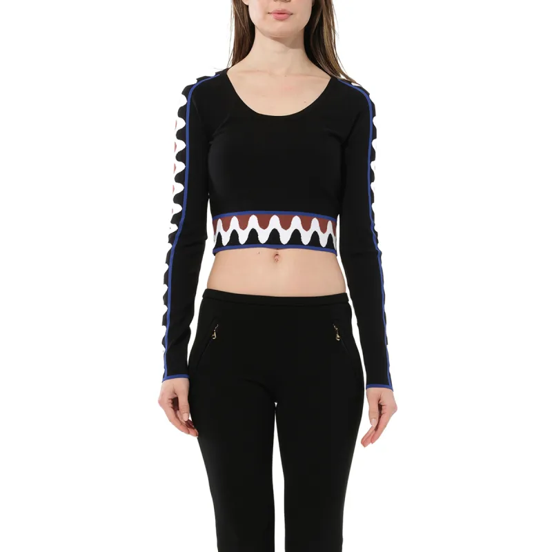 Pullover Sweater in Black made by Emilio Pucci