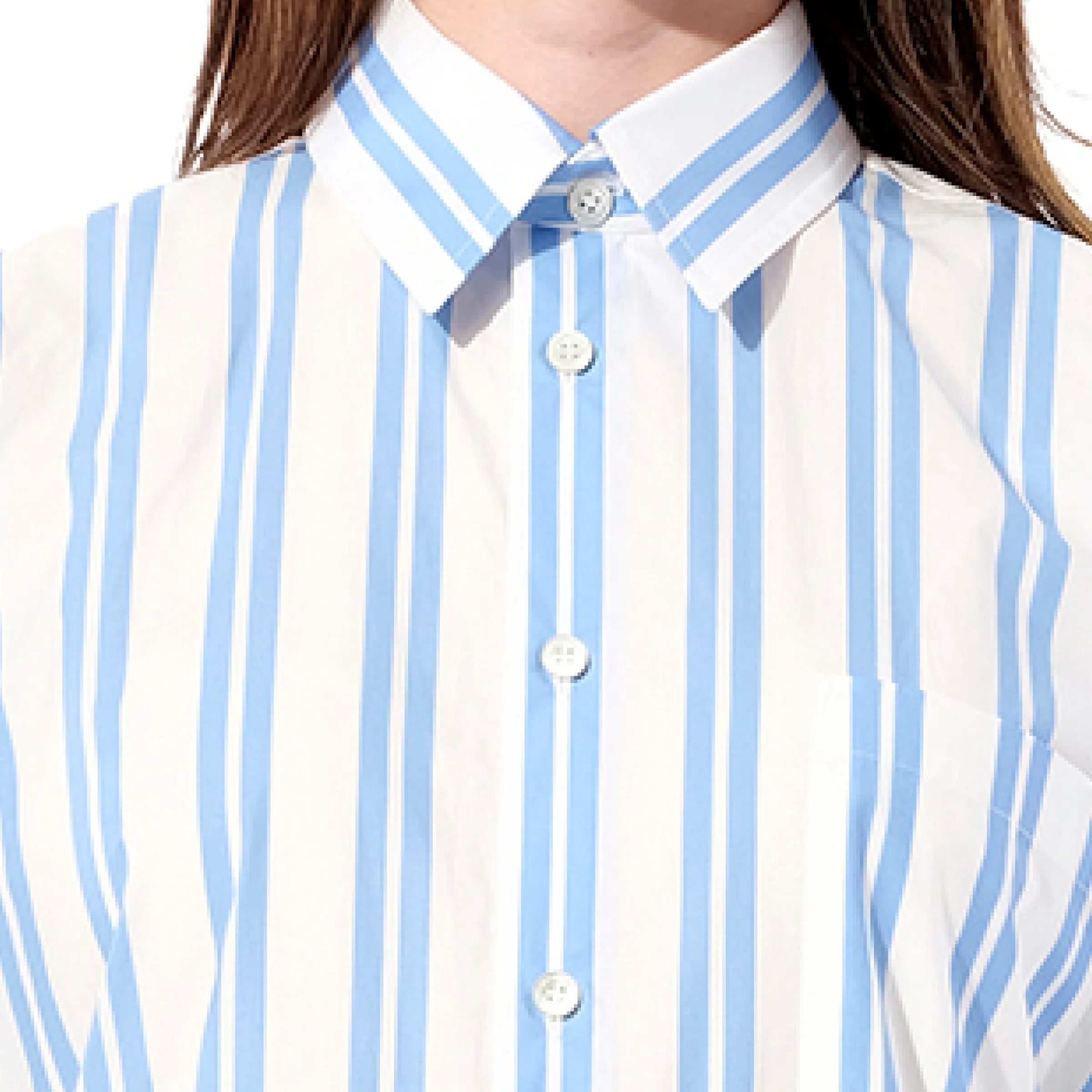 Chilie Dress in Blue/White sold by MARAIS product image thumbnail 2