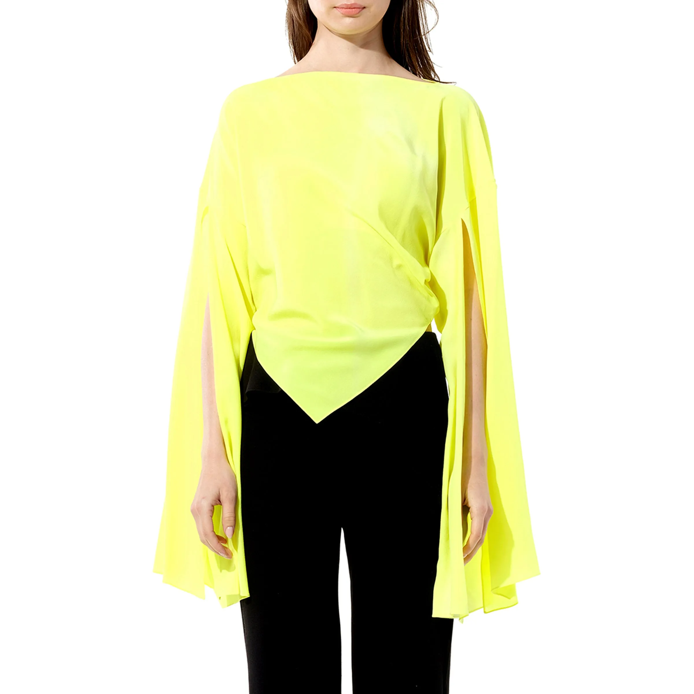 Crepe Top in Yellow sold by MARAIS