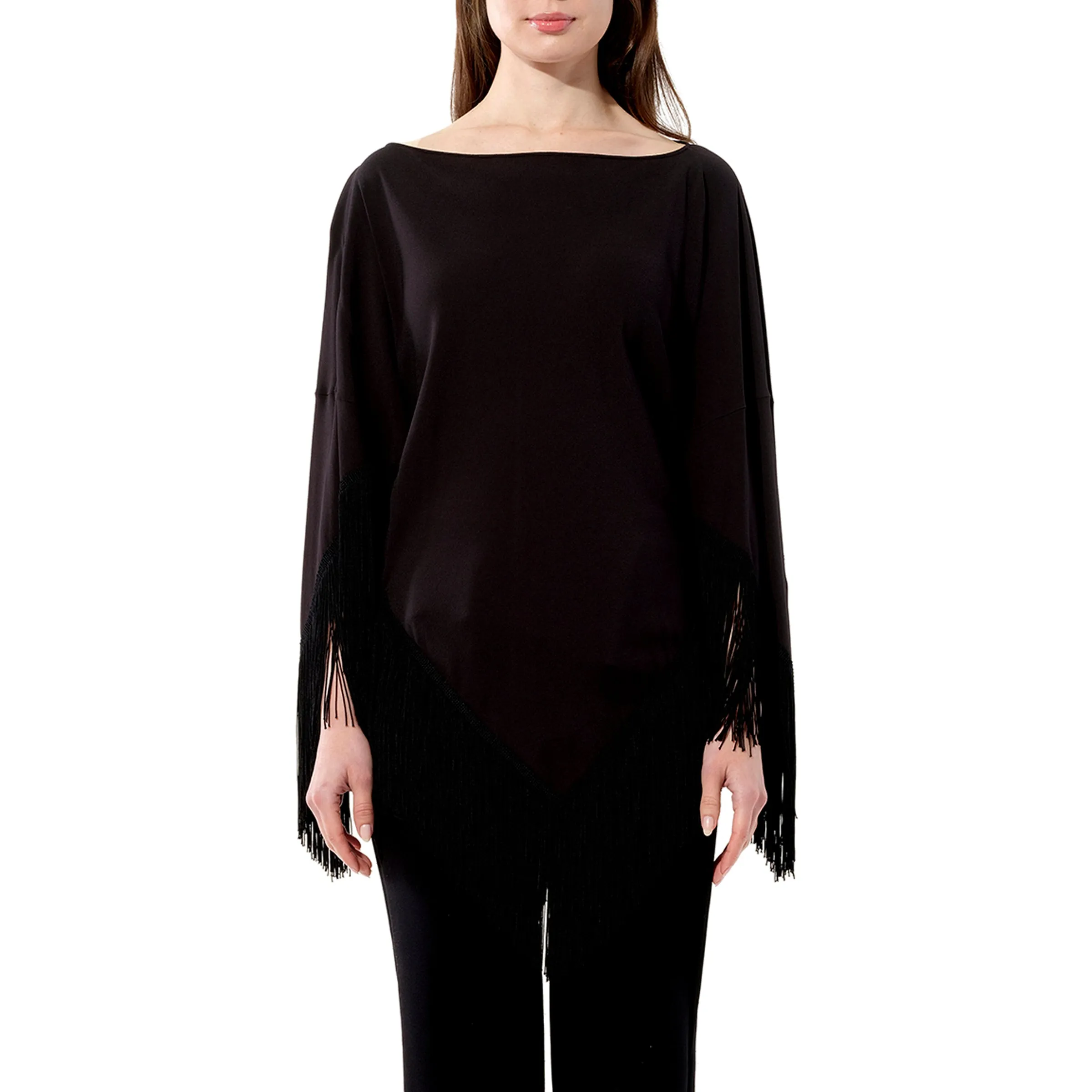 Crepe Top in Black sold by MARAIS