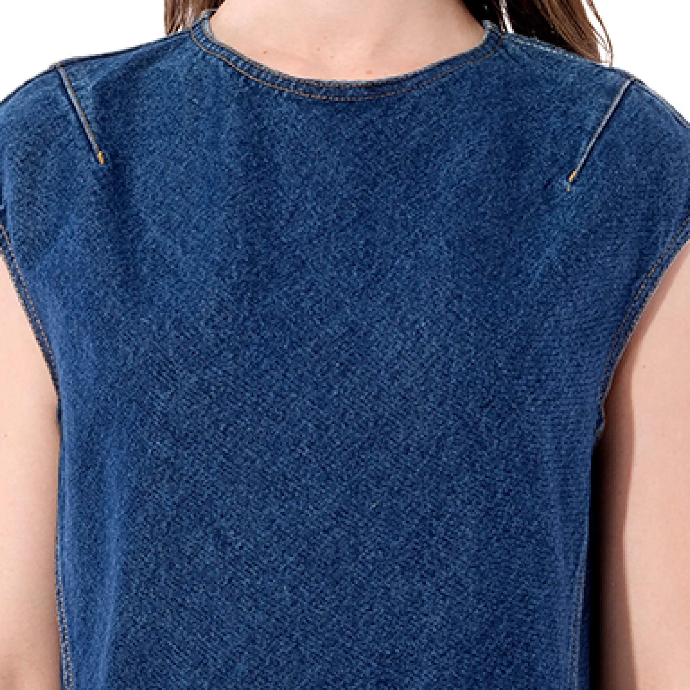 Denim Dress in Blue sold by MARAIS product image thumbnail 2