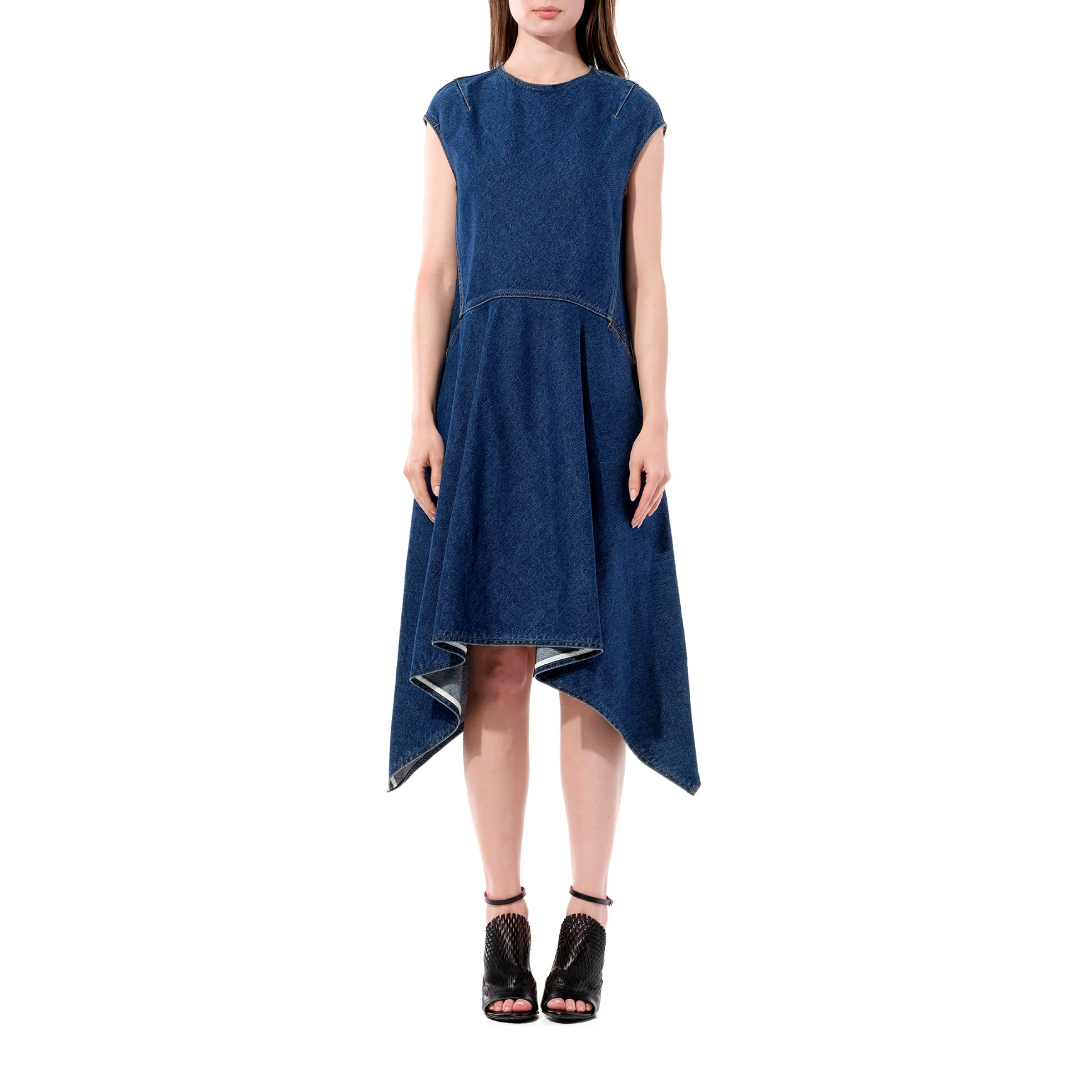 Denim Dress in Blue sold by MARAIS product image thumbnail 4