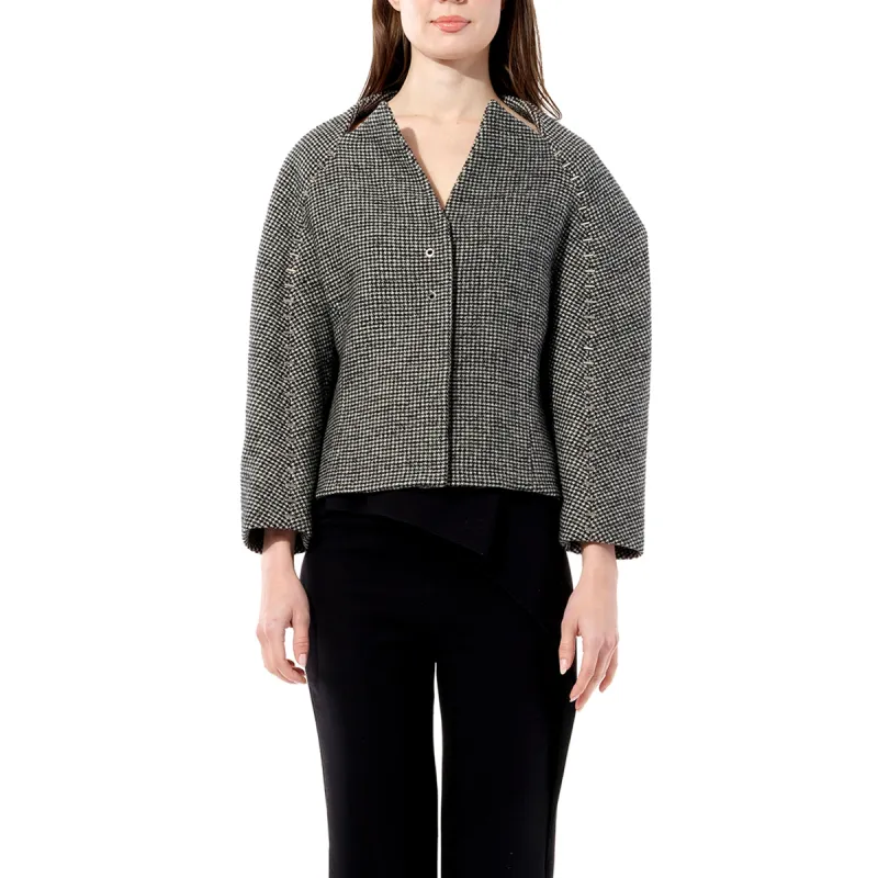 Jacket in Black/White sold by MARAIS