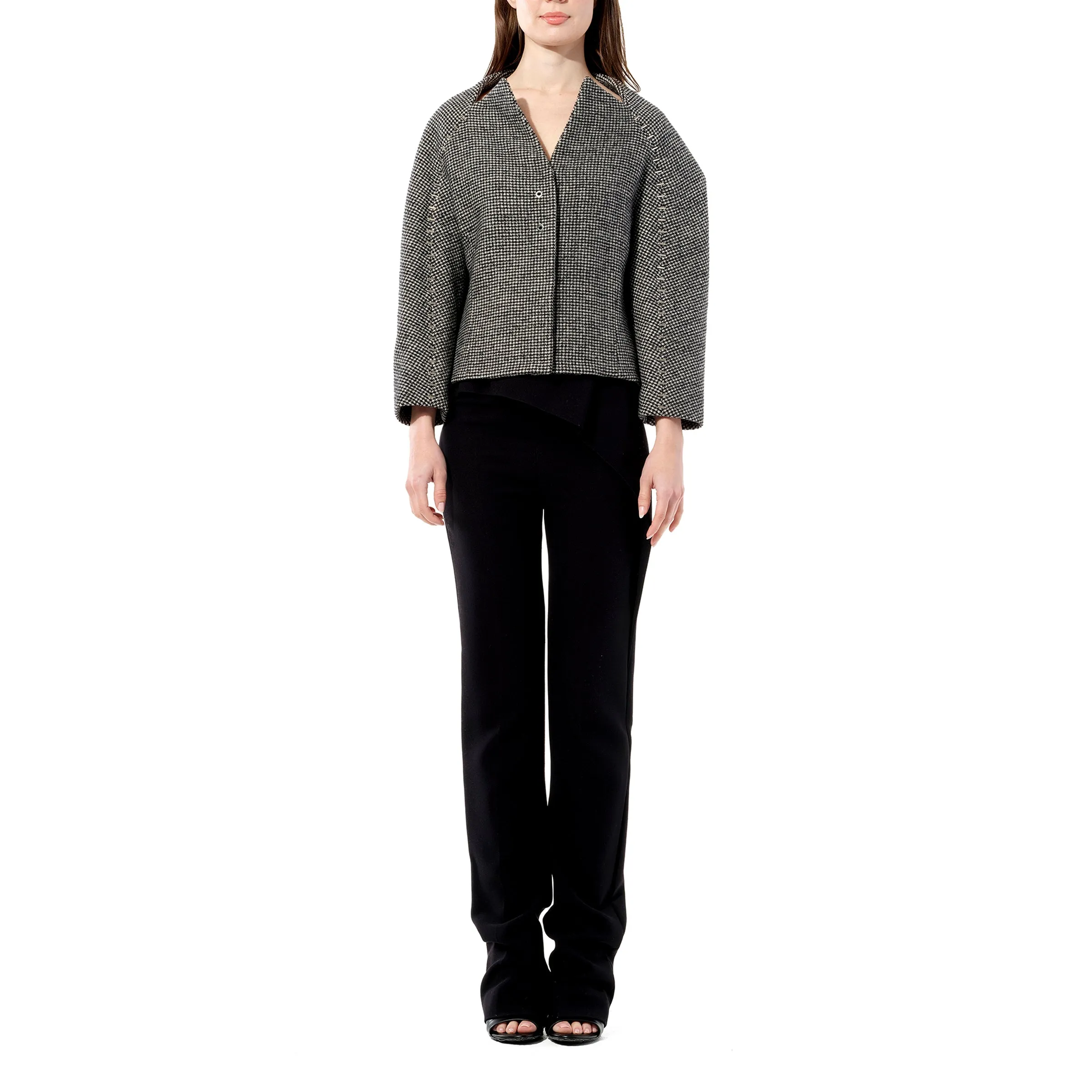 Jacket in Black/White sold by MARAIS product image thumbnail 4