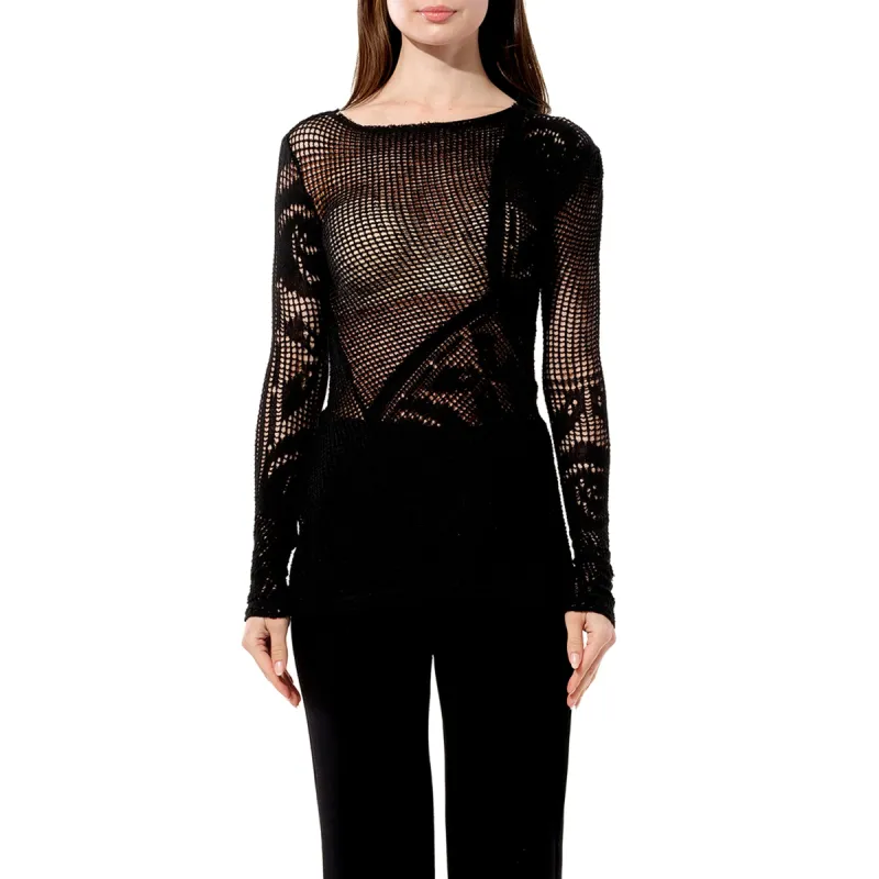 Traditionne Top in Black sold by MARAIS