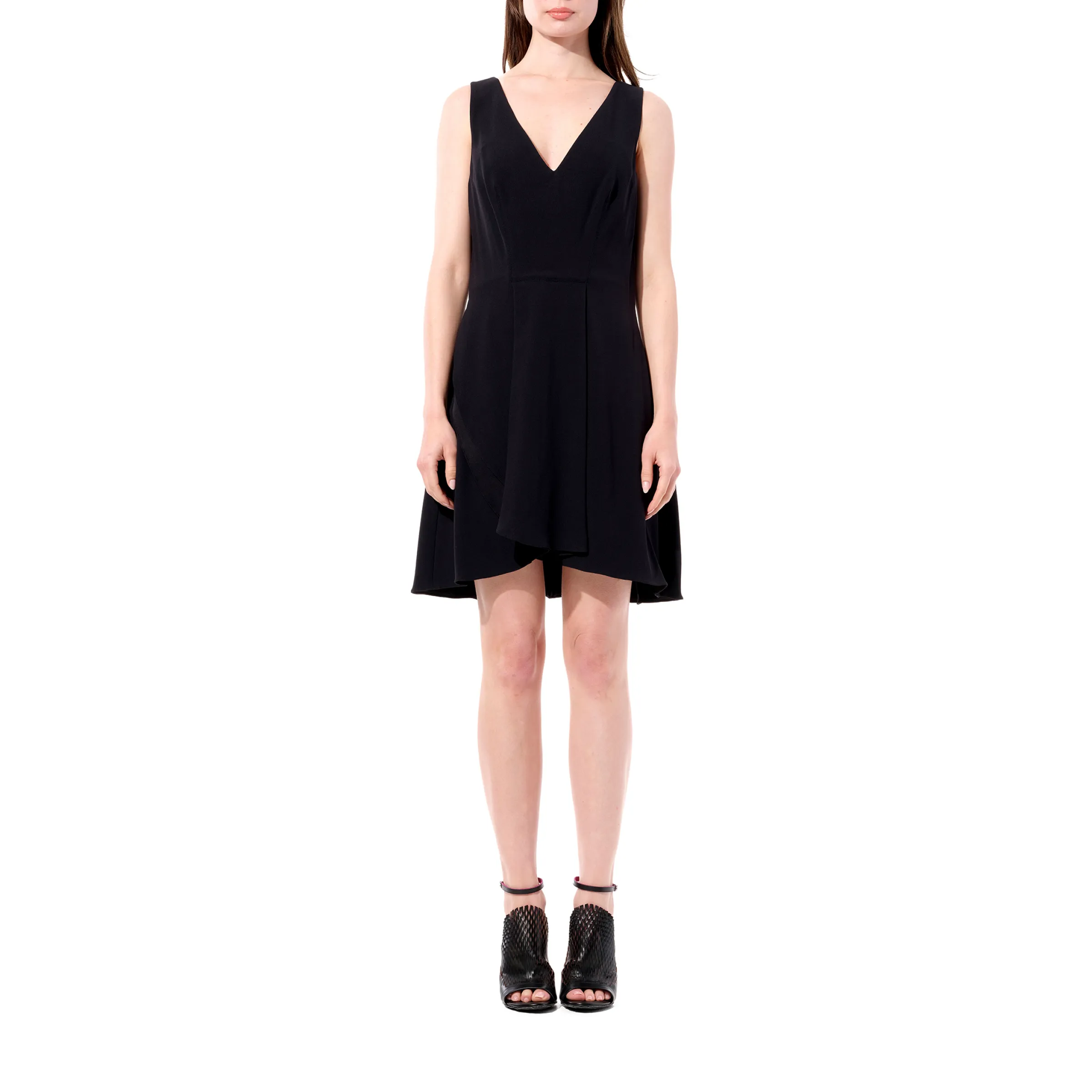 Breezy Short Sleeve Dress in Black sold by MARAIS product image thumbnail 4