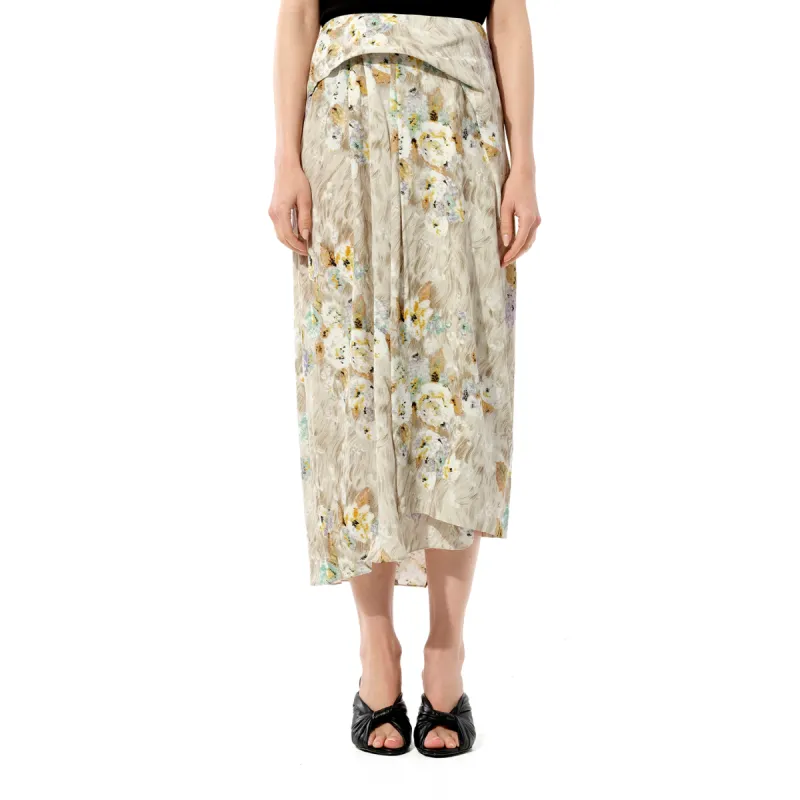 Aquarelle Skirt in Multicolor sold by MARAIS