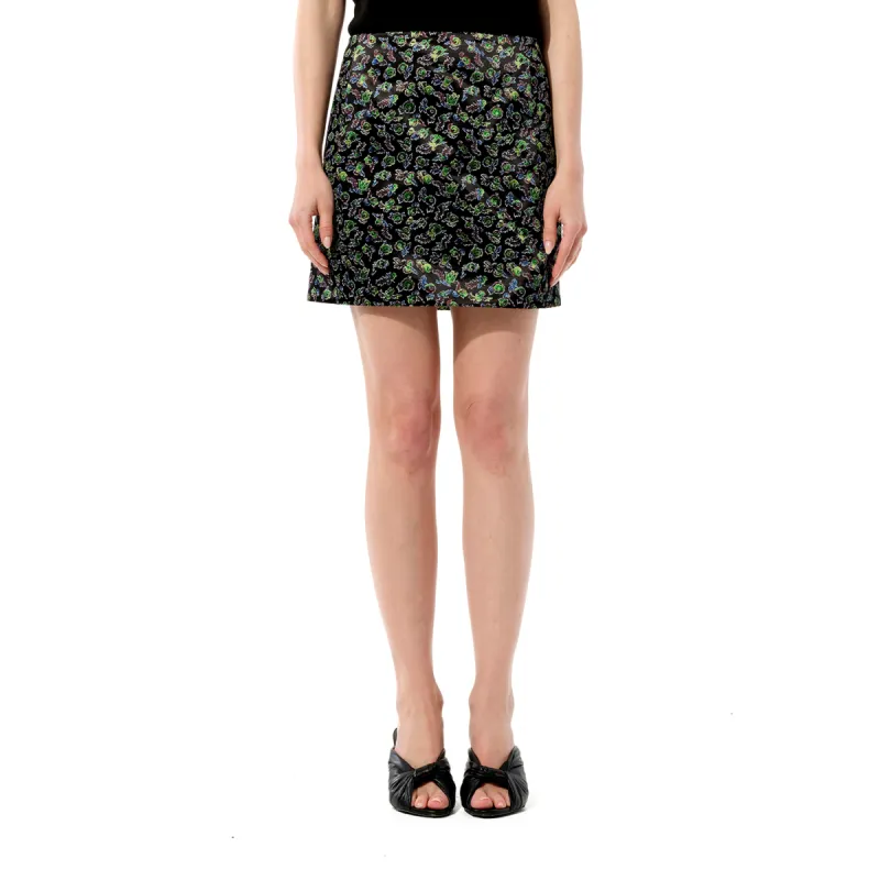 Skirt in Black/White sold by MARAIS