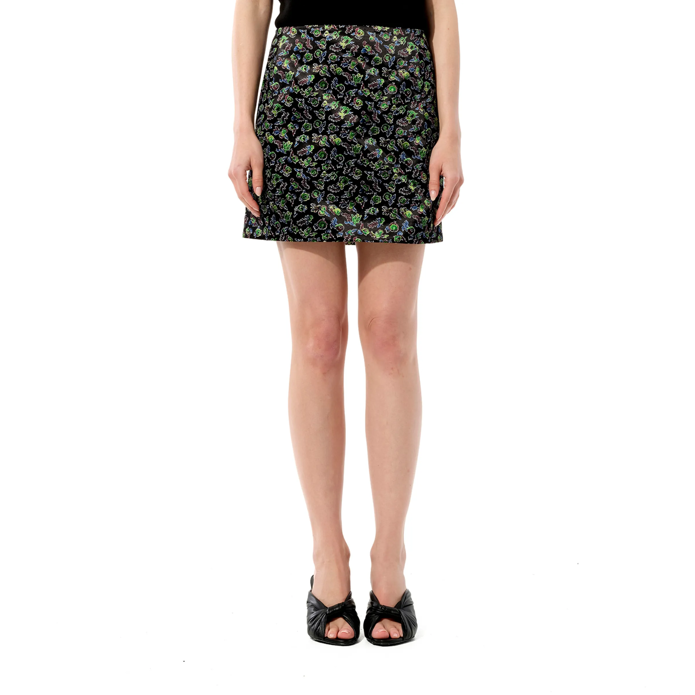 Skirt in Black/White sold by MARAIS