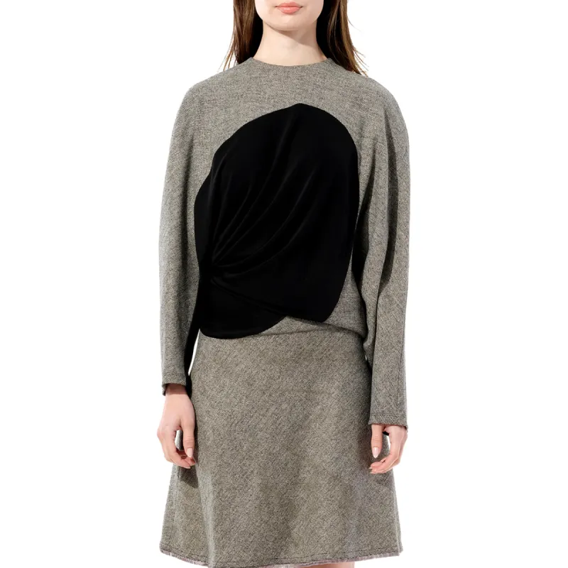 Dress in Grey/Black made by Balenciaga