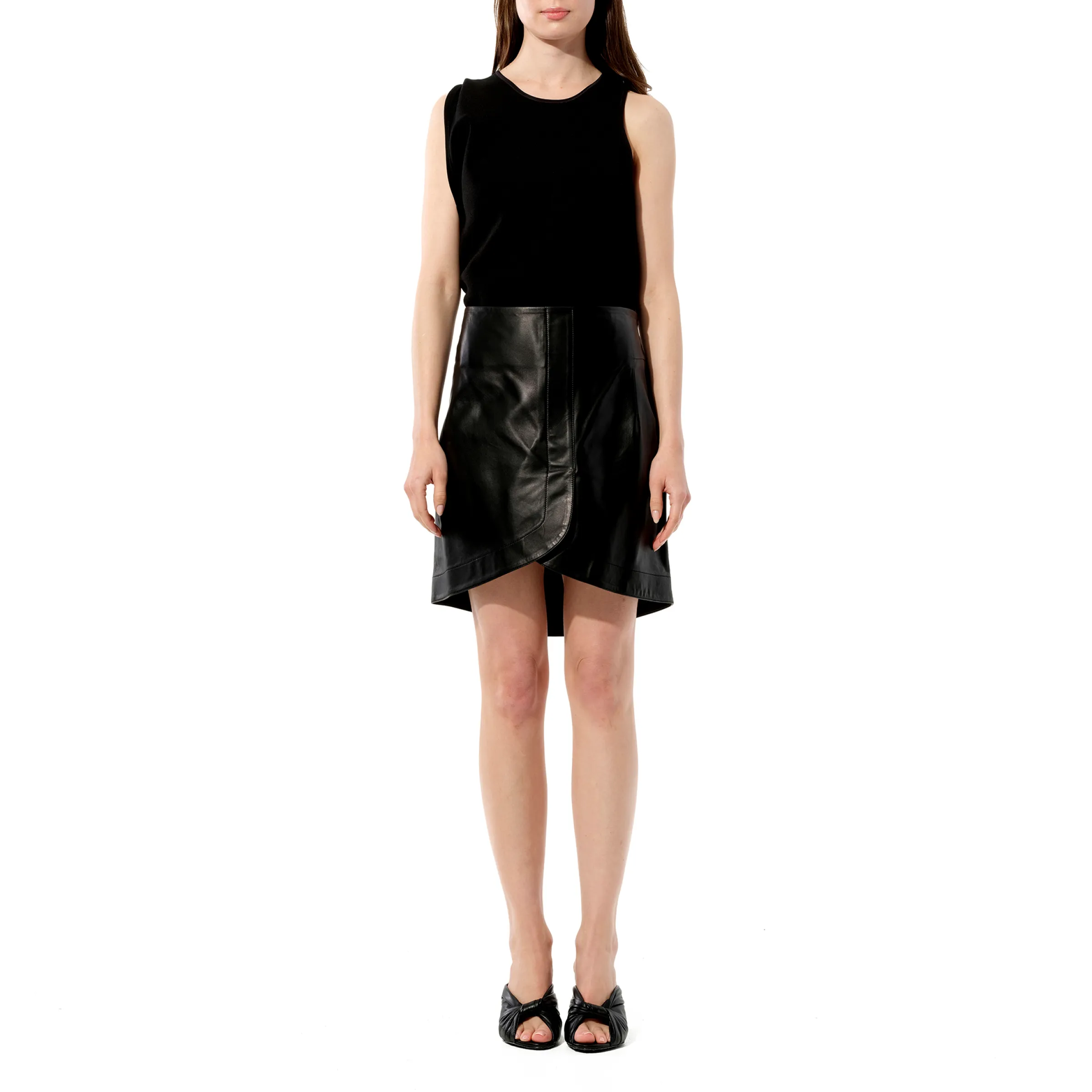 Mini Skirt Runway in Black sold by MARAIS product image thumbnail 4