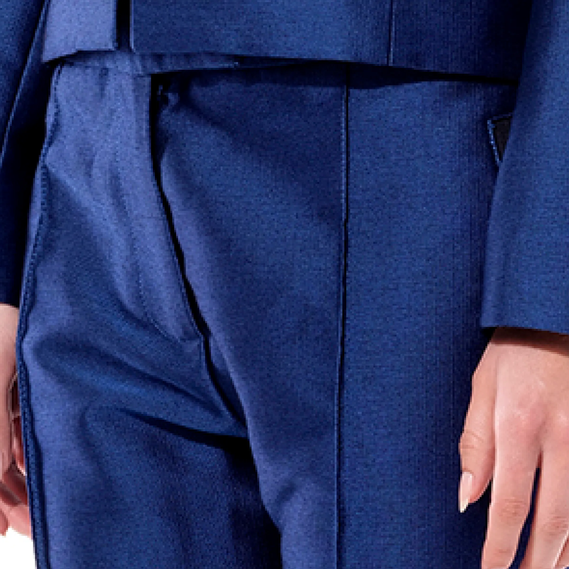 Casual Pants in Blue sold by MARAIS product image thumbnail 3