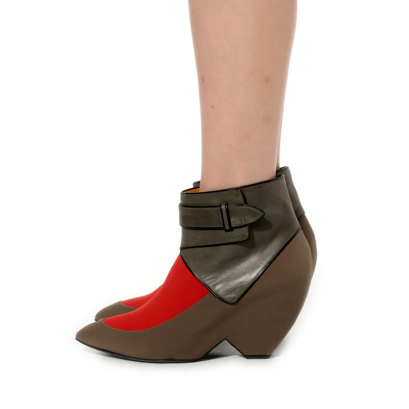 Halfboot Leather in Mix sold by MARAIS