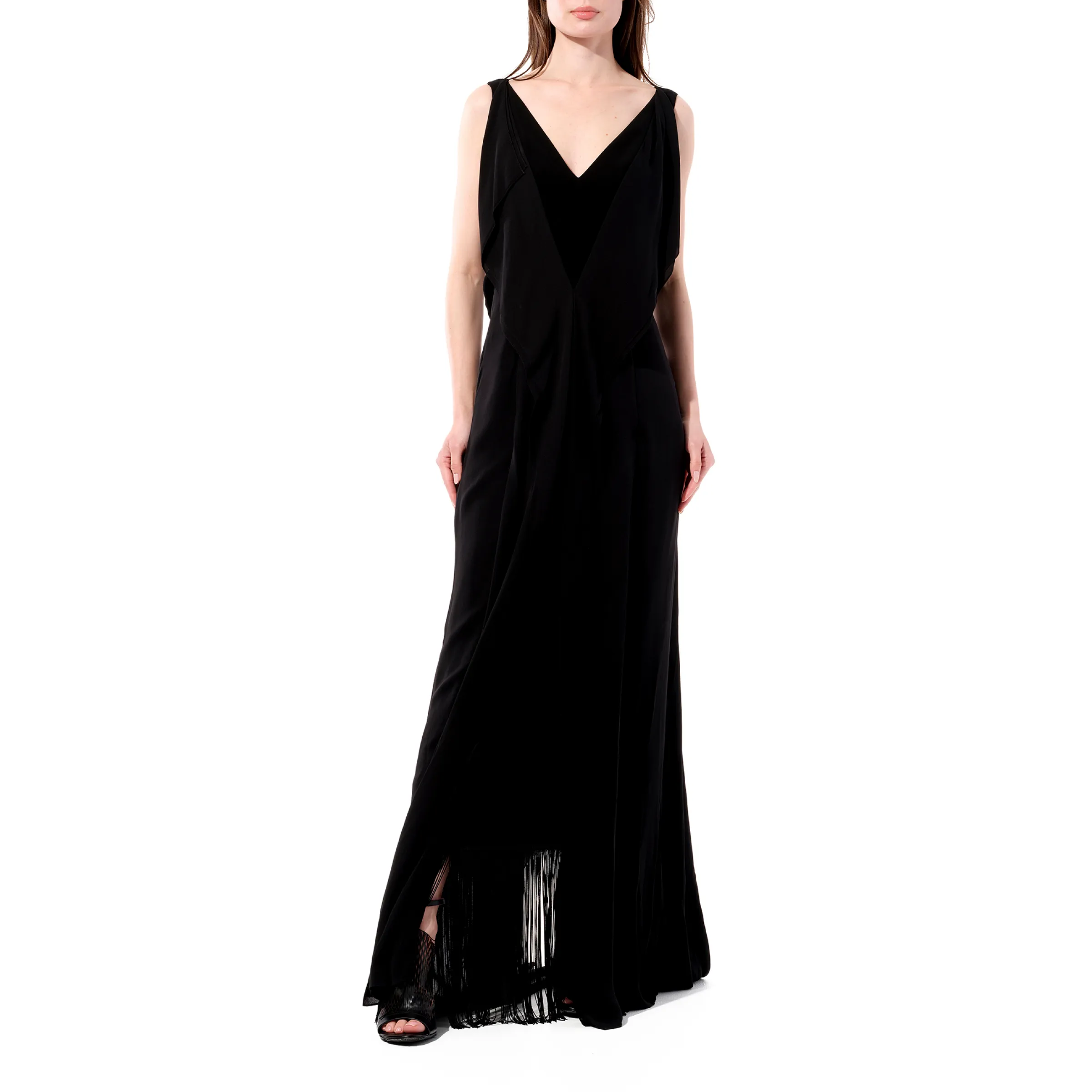 Crepe Dress in Black sold by MARAIS product image thumbnail 4