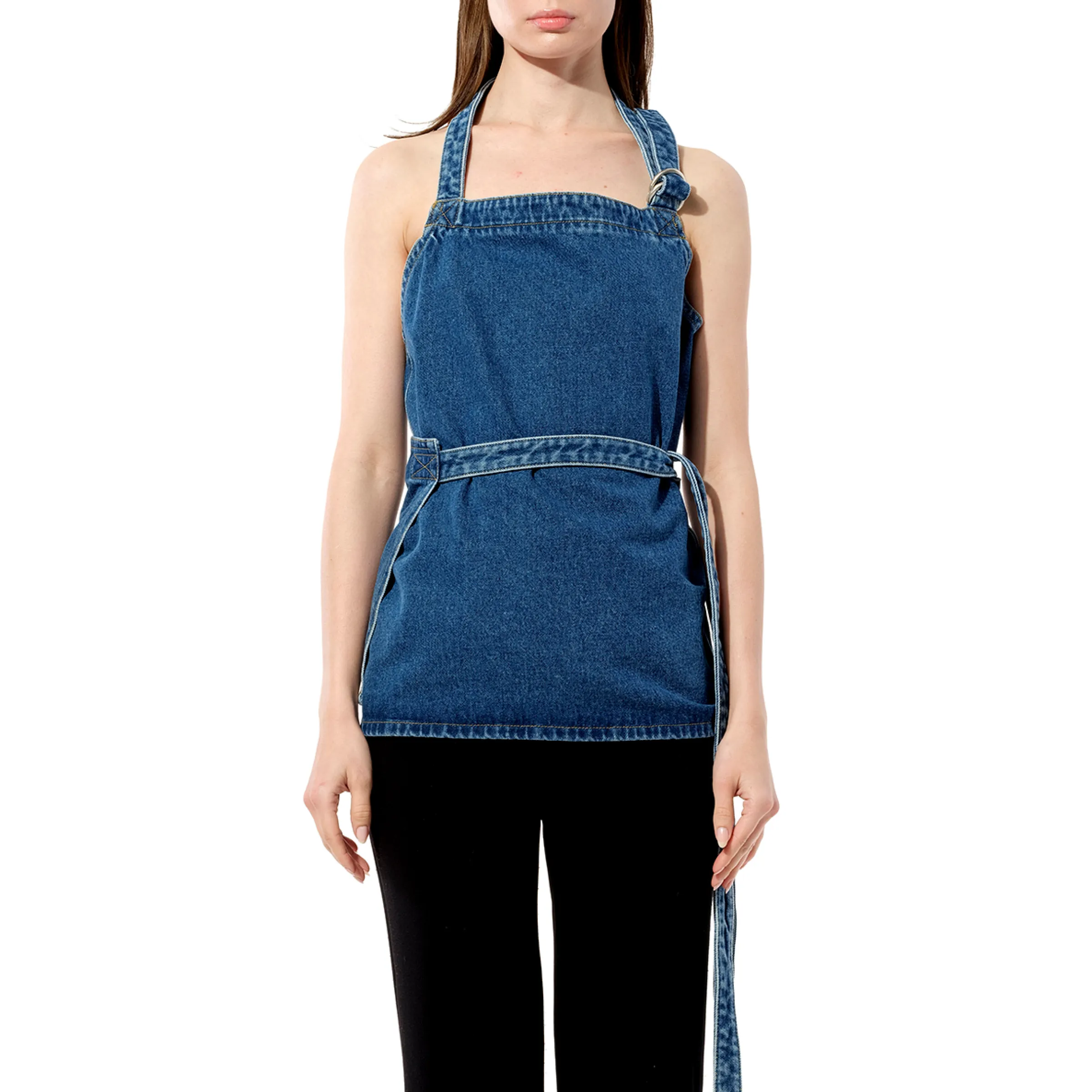Denim Top in Blue sold by MARAIS