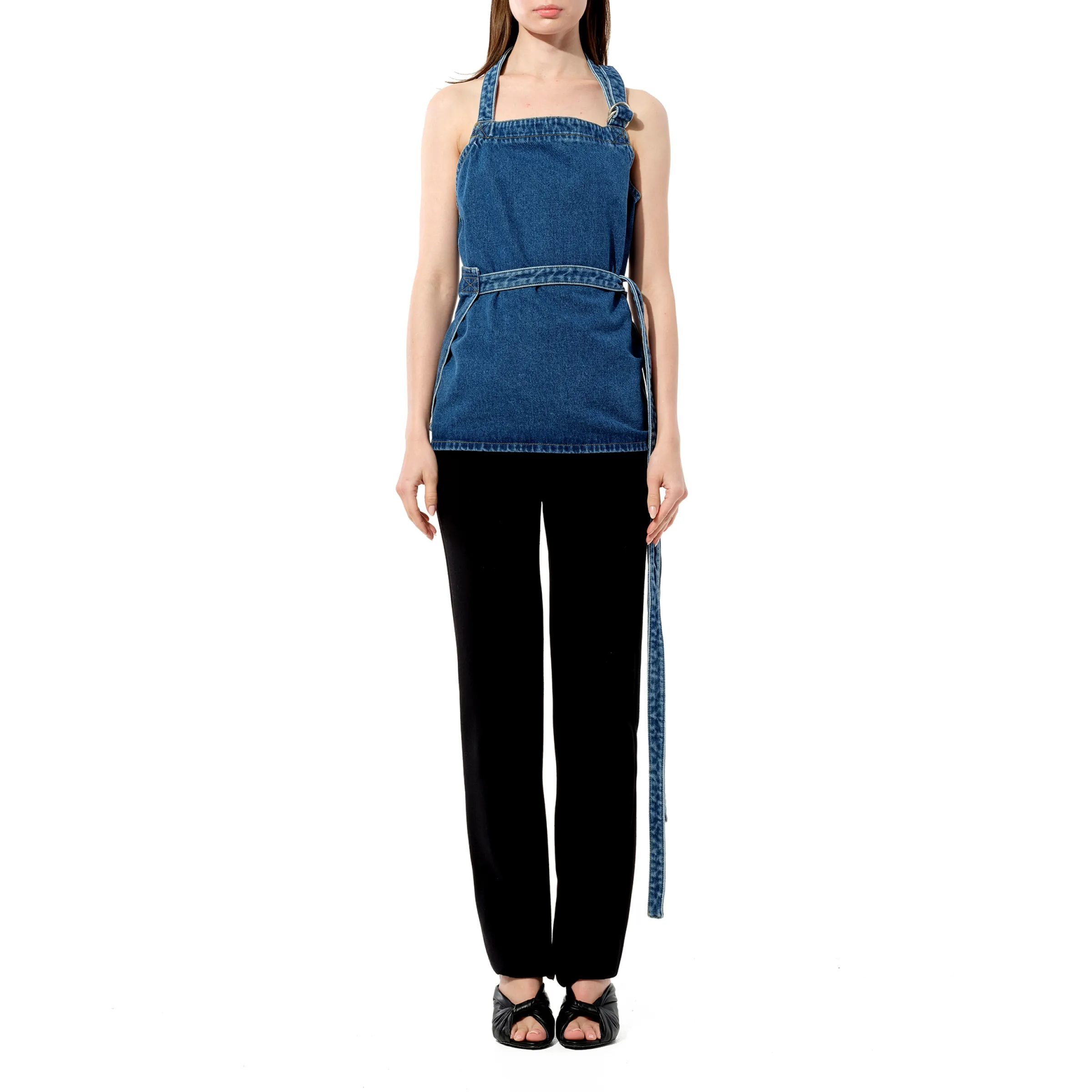 Denim Top in Blue sold by MARAIS product image thumbnail 4