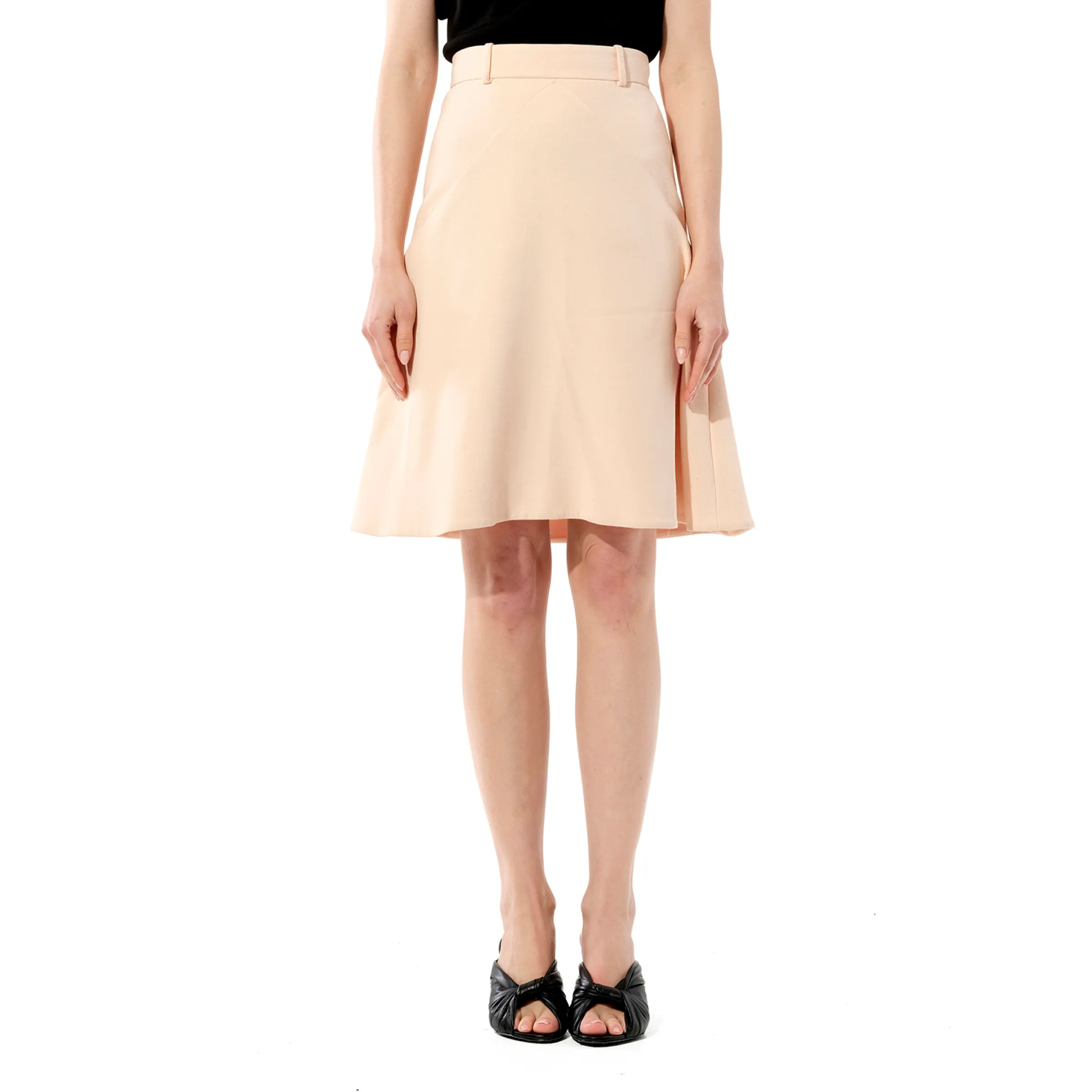 Skirt in Cream sold by MARAIS