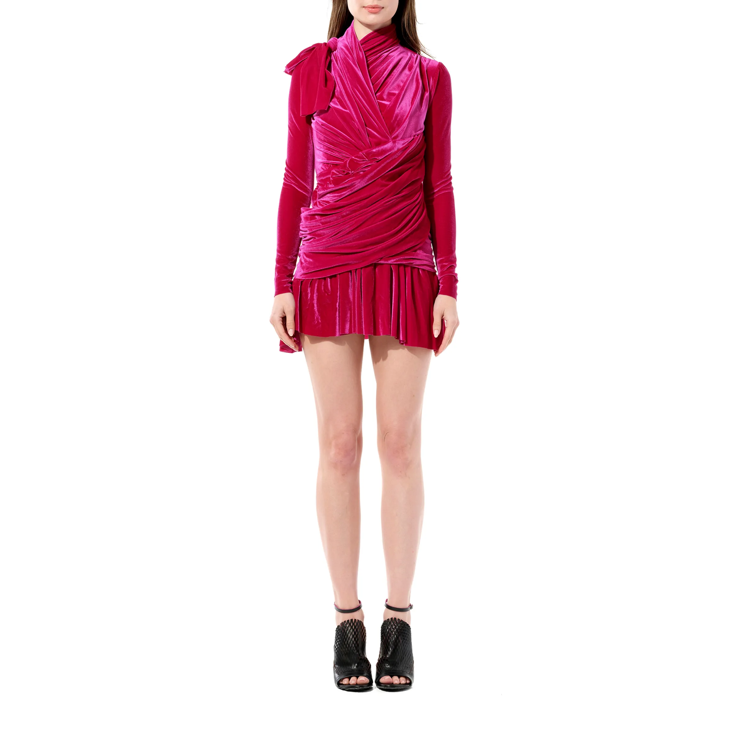 Draped Dress in Tigerlilly sold by MARAIS product image thumbnail 4