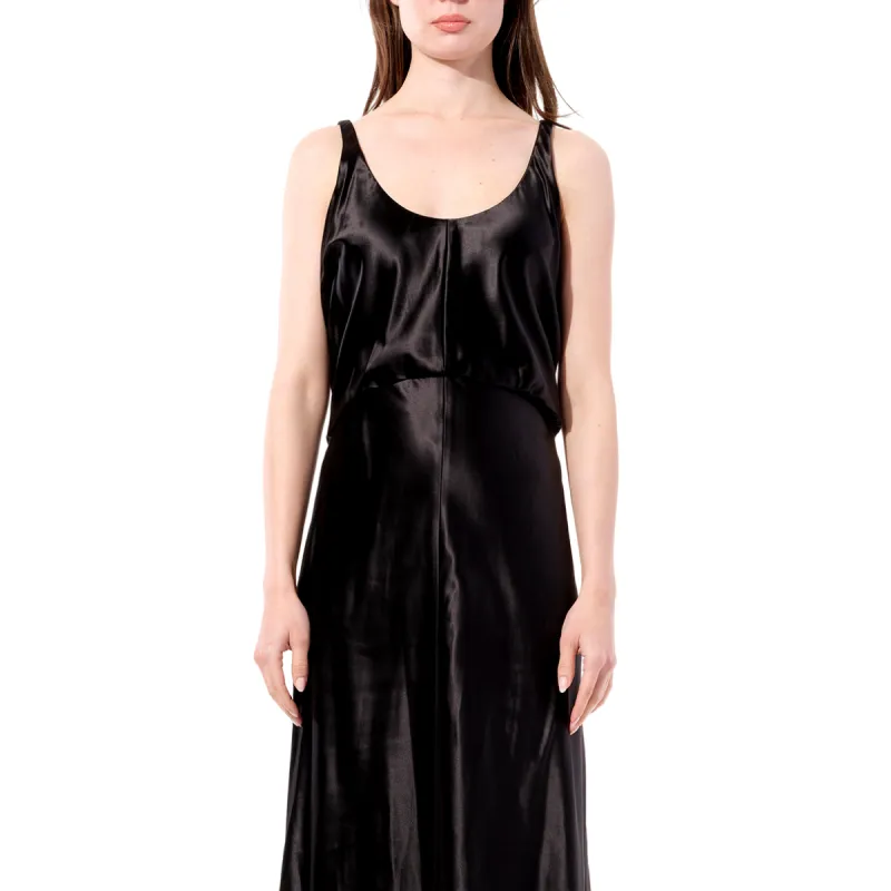 Fitted Tank Dress in Black sold by MARAIS