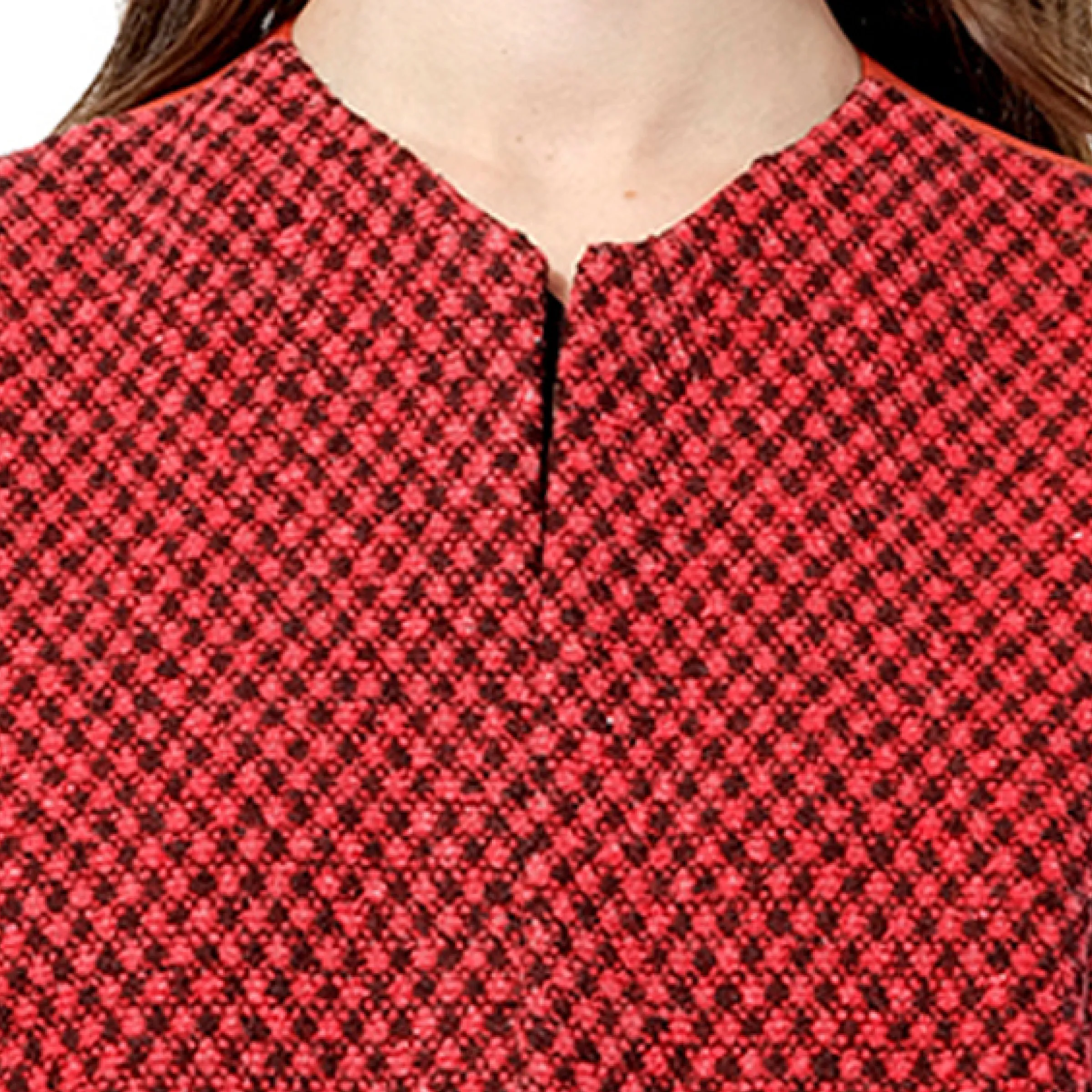 Tweed Jacket in Red/Black sold by MARAIS product image thumbnail 2