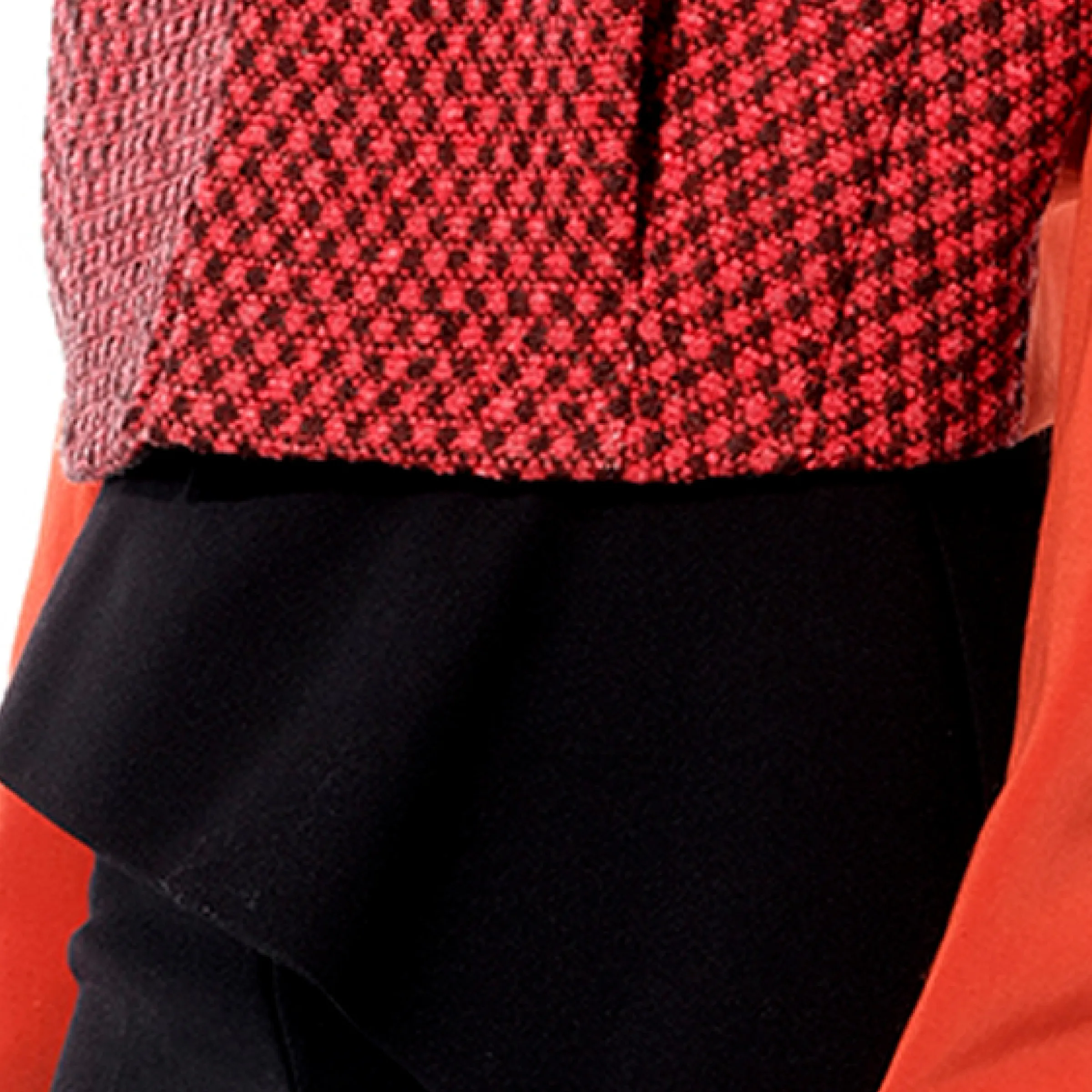 Tweed Jacket in Red/Black sold by MARAIS product image thumbnail 3