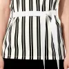 Chilien Top in Black/White sold by MARAIS