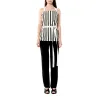 Chilien Top in Black/White sold by MARAIS