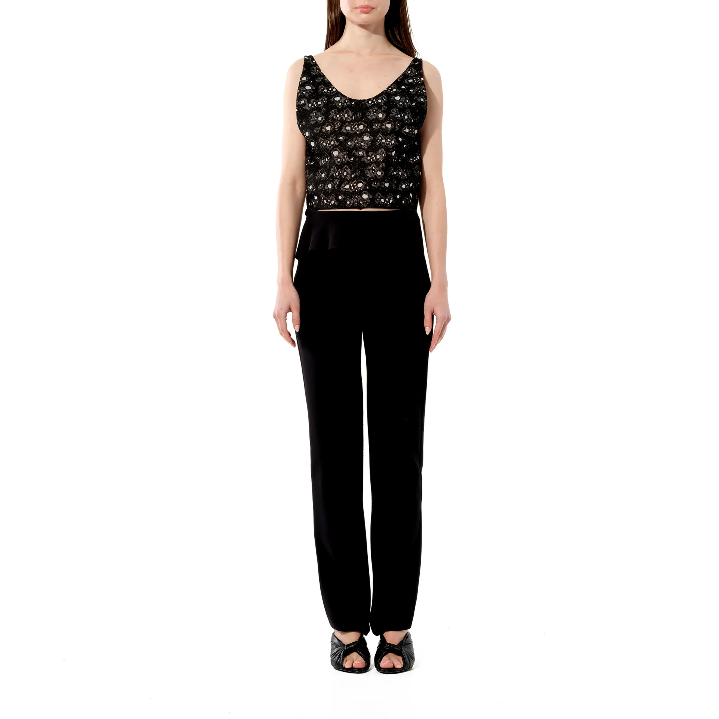 Top in Black/White sold by MARAIS product image thumbnail 4