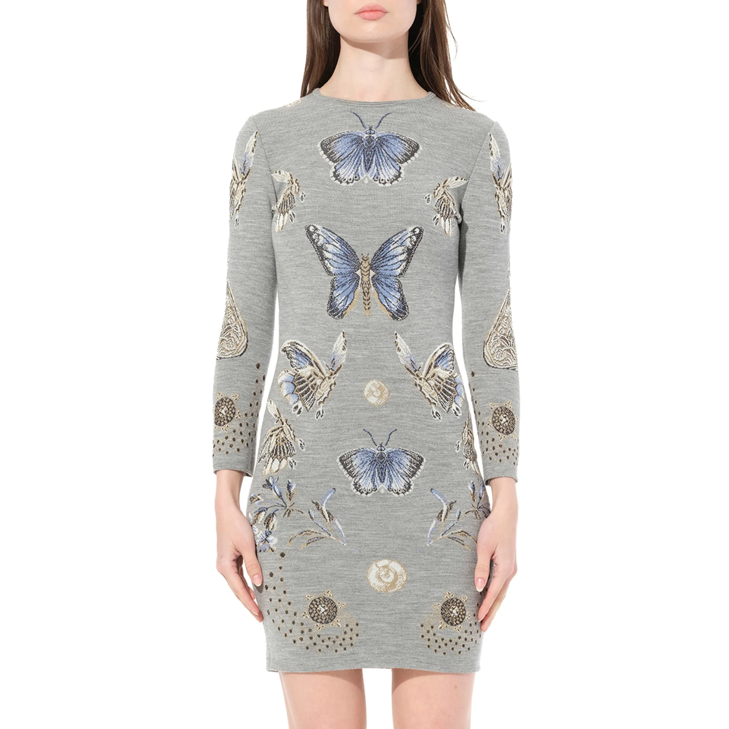 Mini Jacquard Dress in Multicolour sold by MARAIS