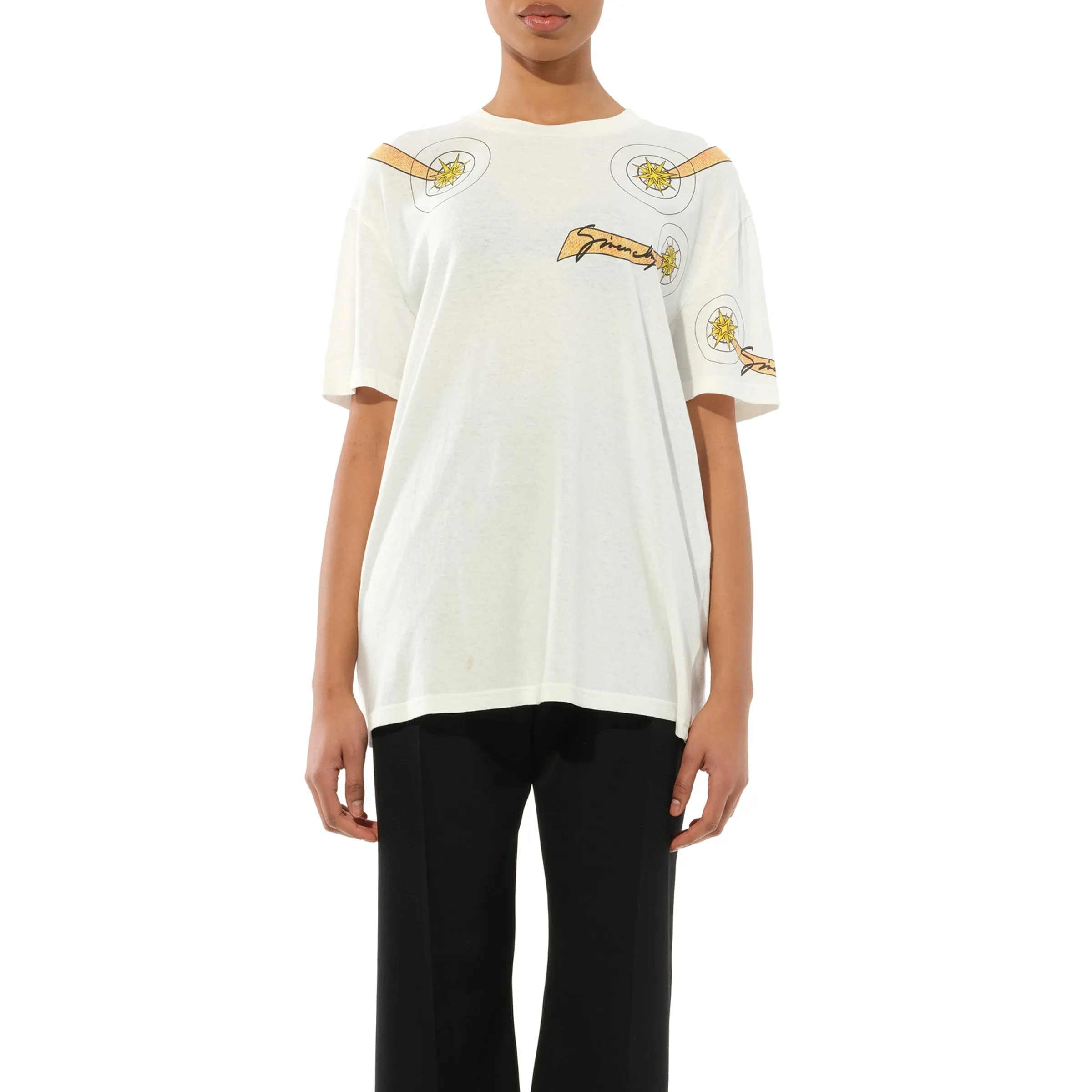 Aries Print T-Shirt in Ecru sold by MARAIS