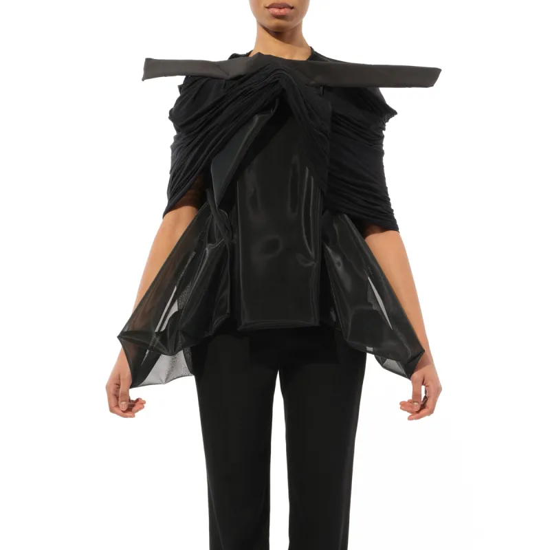 Falcon Woven Jacket in Black sold by MARAIS