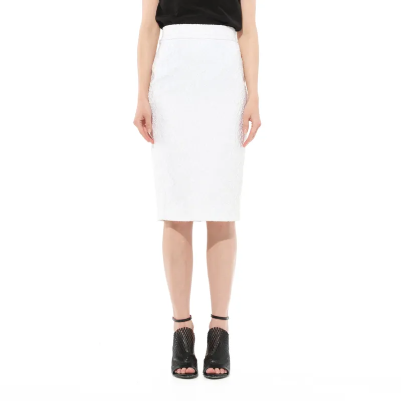 Skirt in White sold by MARAIS