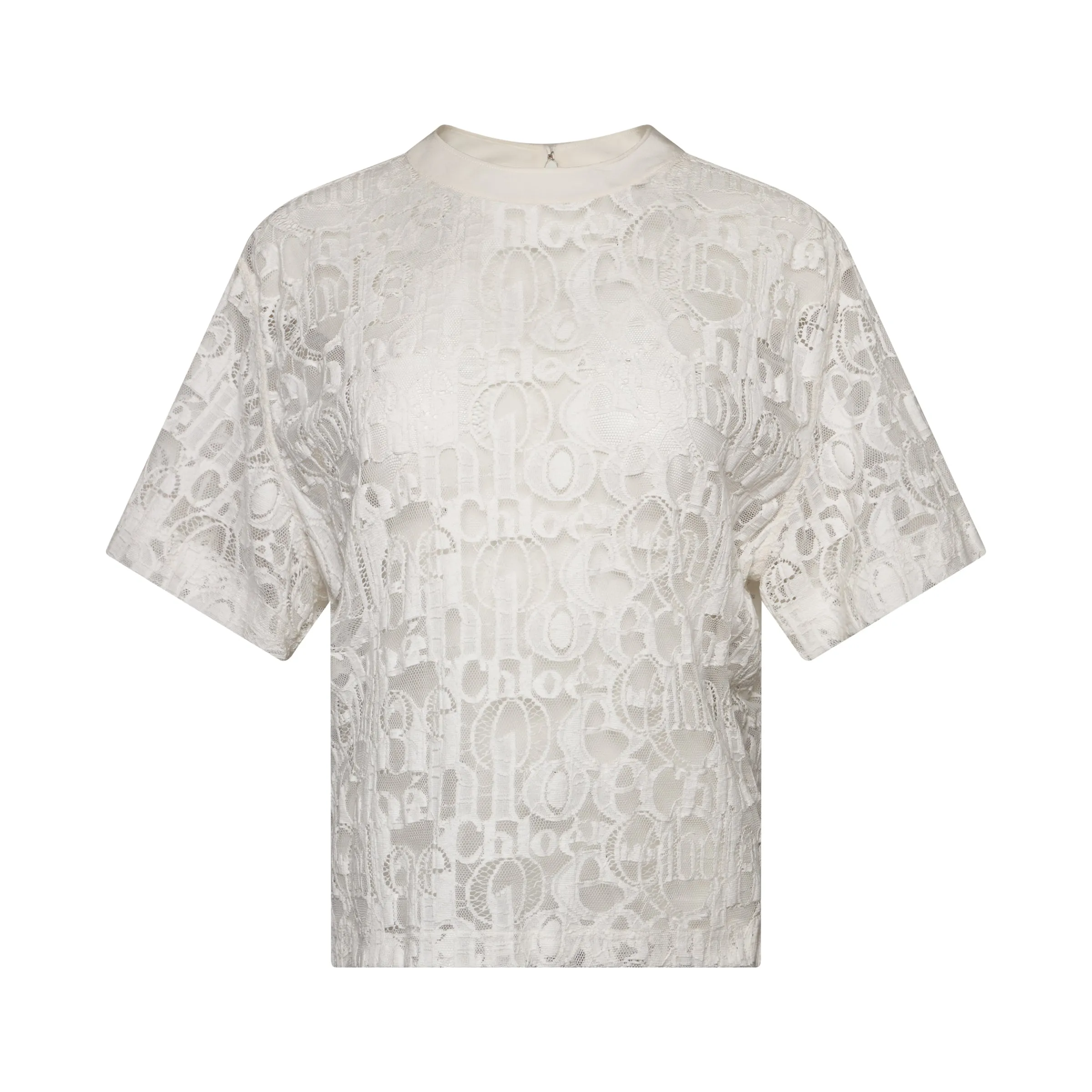 Lace Top in Milk sold by MARAIS