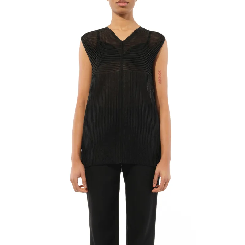Knit Top in Black sold by MARAIS