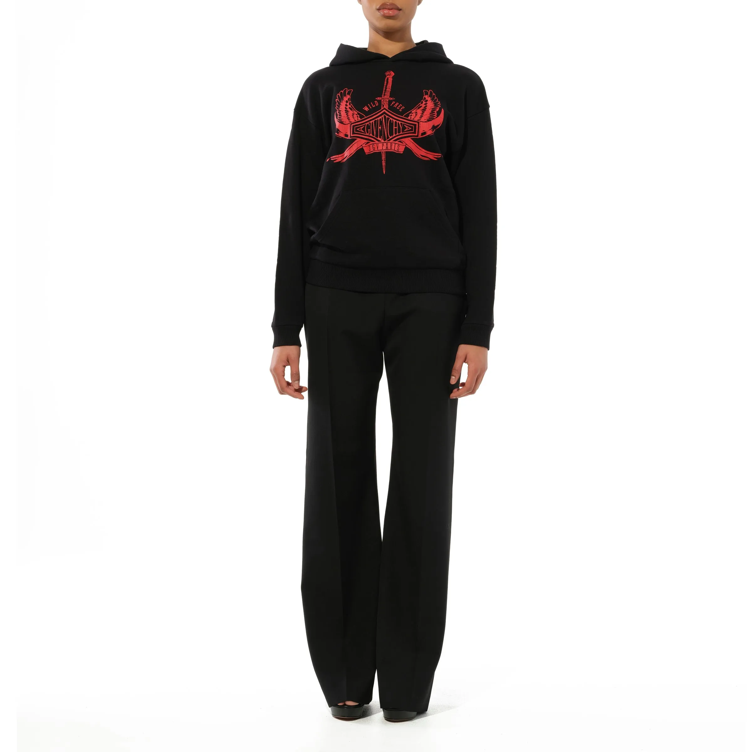 Taurus Hoodie in Black sold by MARAIS product image thumbnail 4