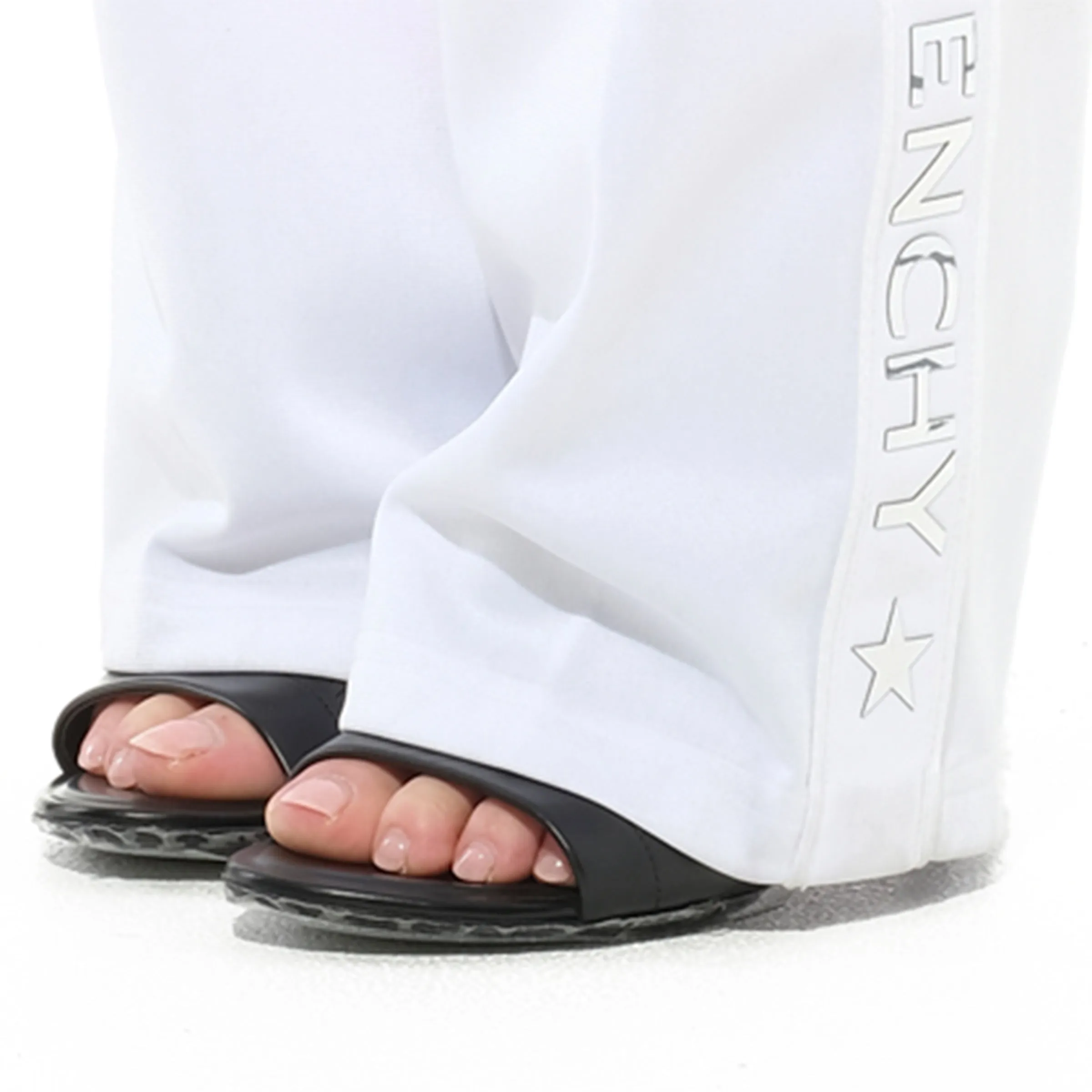 Track Pants in White sold by MARAIS product image thumbnail 3