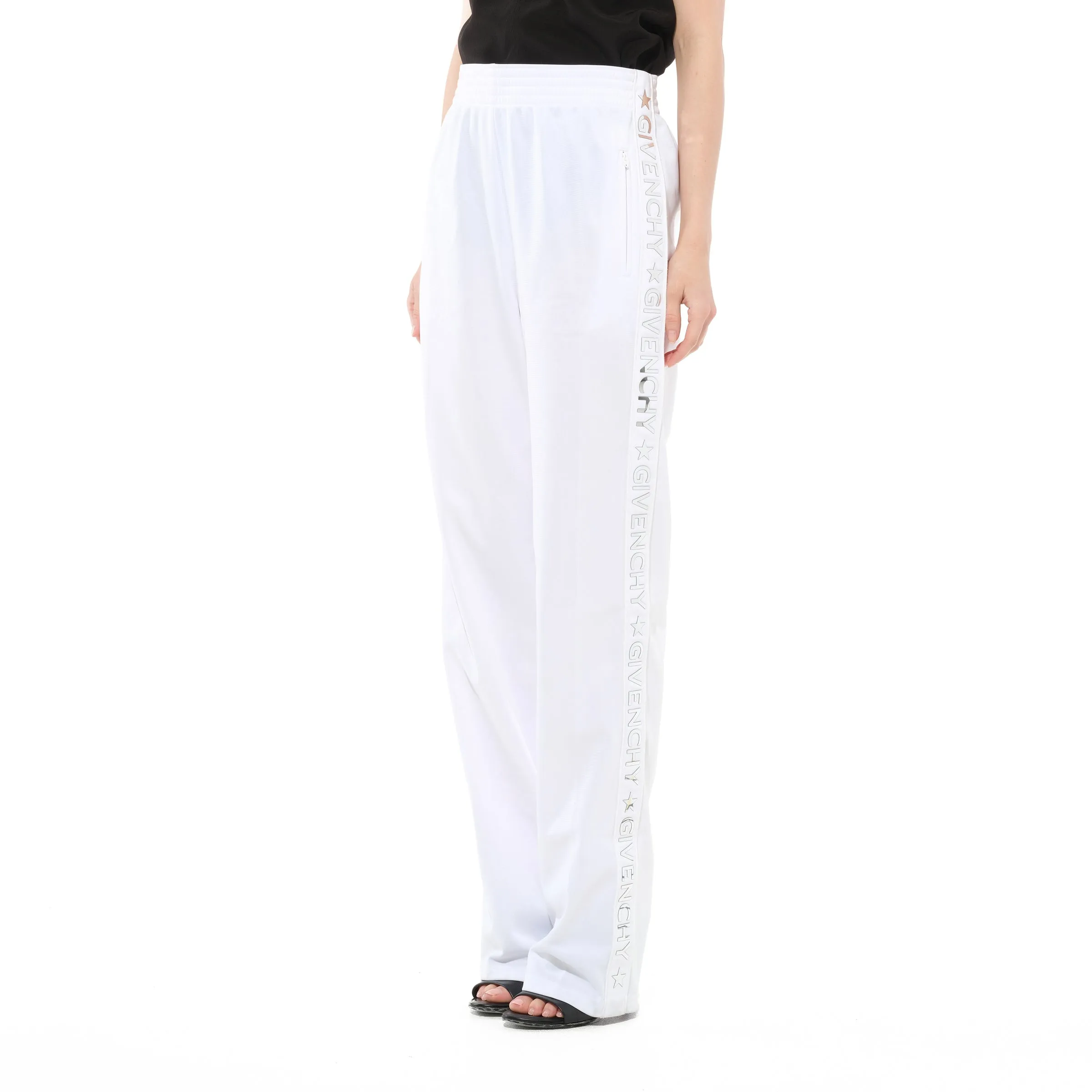 Track Pants in White sold by MARAIS product image thumbnail 5