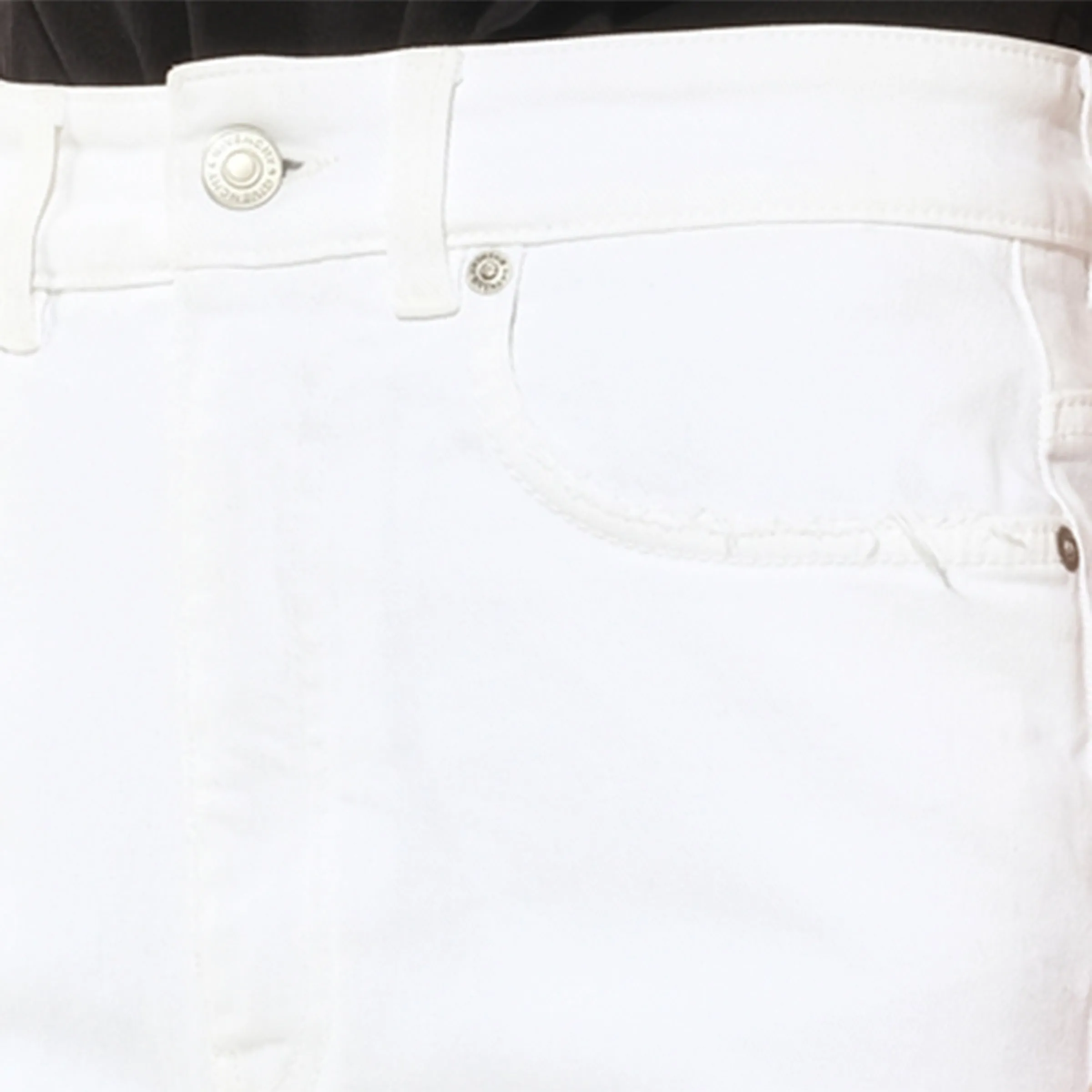 Mini Denim Shorts in White sold by MARAIS product image thumbnail 2