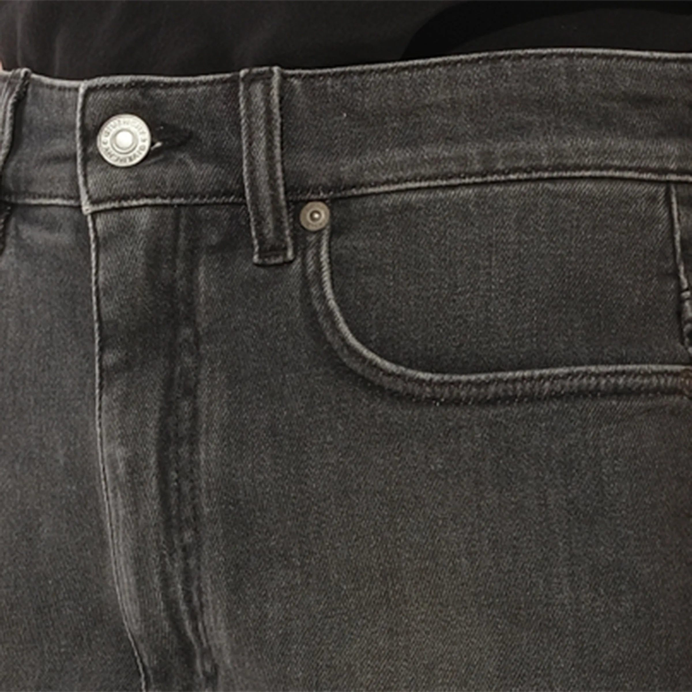 Mini Denim Shorts in Black sold by MARAIS product image thumbnail 2