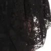 Lace Puffy Cape Corset in Black sold by MARAIS