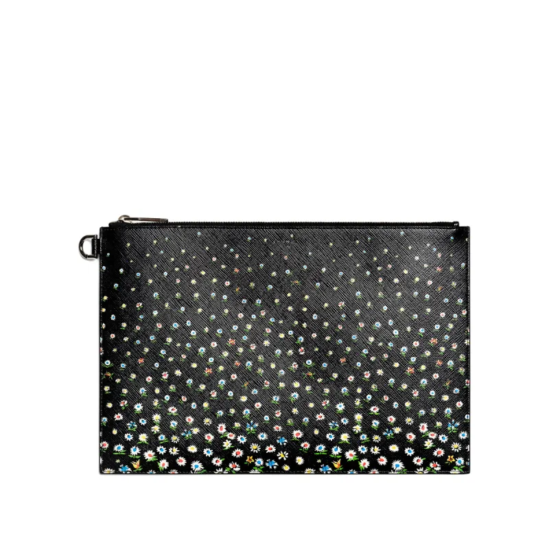 Daisies Pouch in Black sold by MARAIS