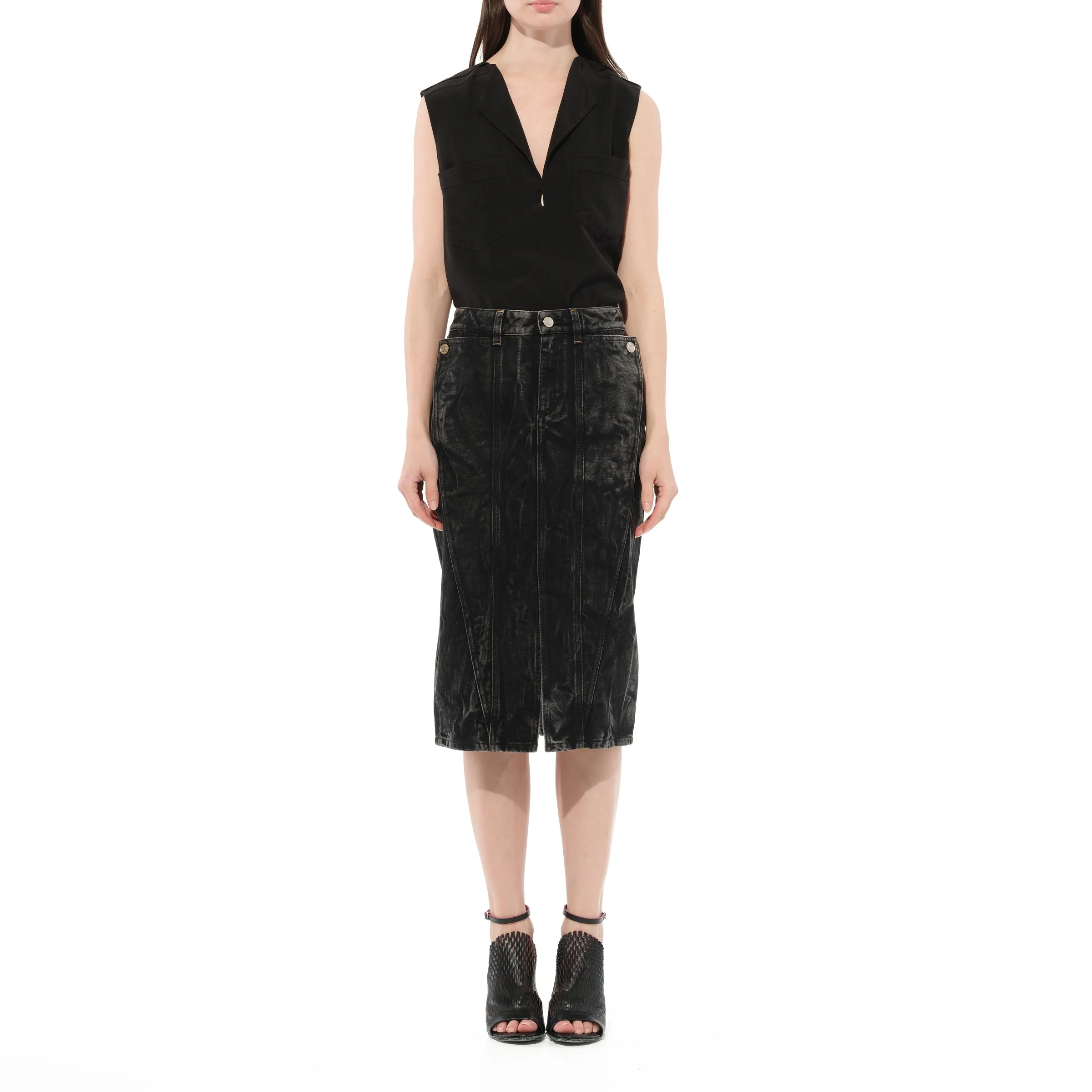 Long Skirts in Black sold by MARAIS product image thumbnail 4