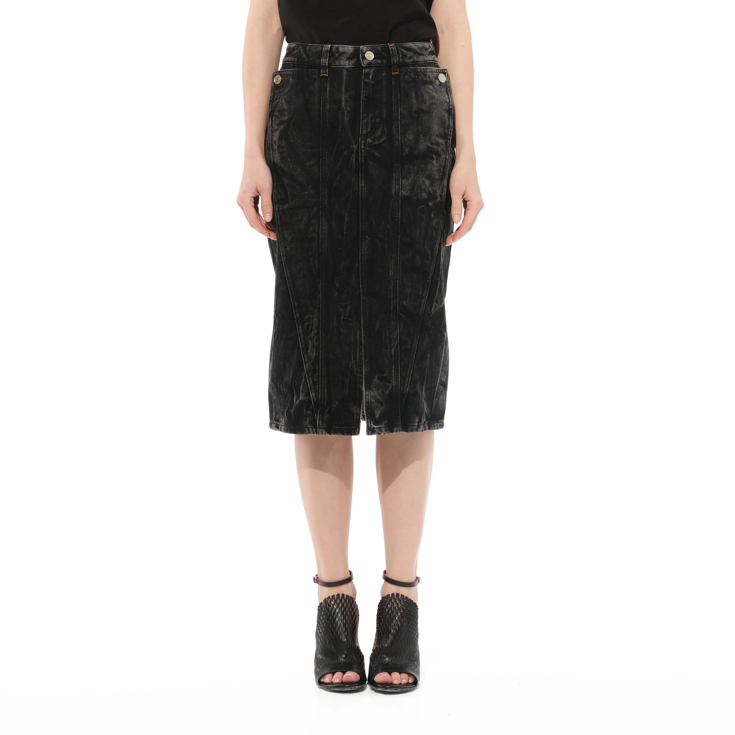 Long Skirts in Black sold by MARAIS