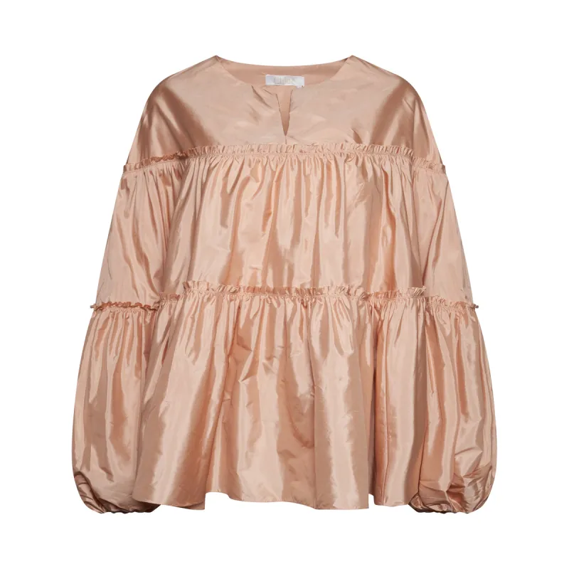 Chloe Top in Peach sold by MARAIS