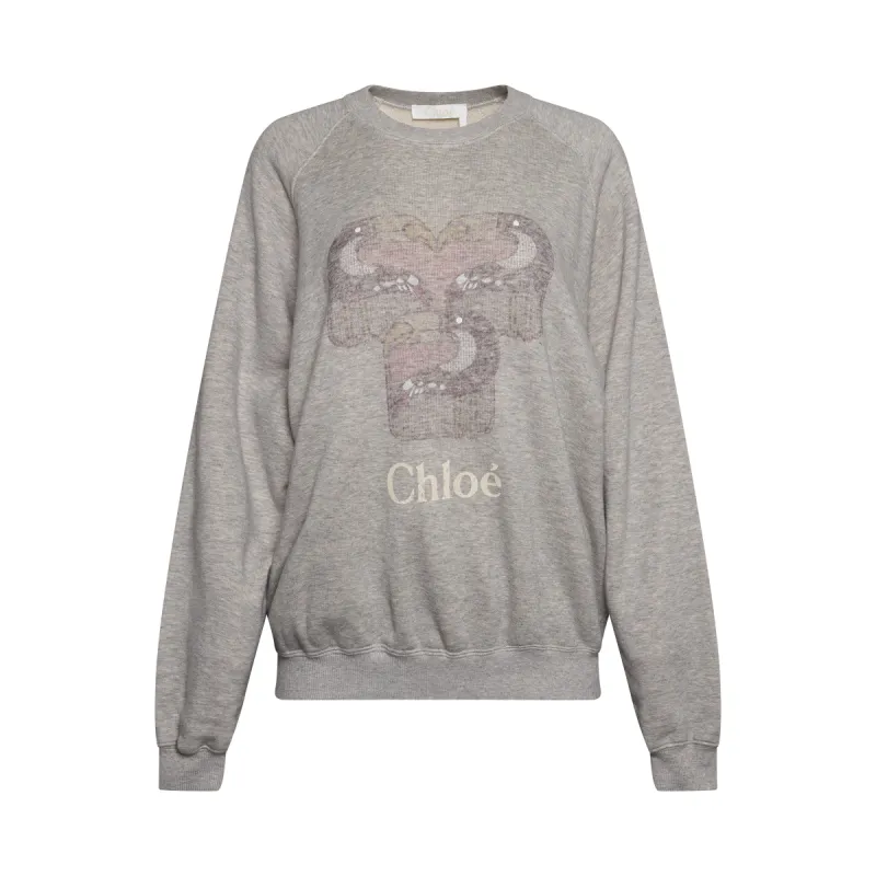 Haut Top in Light Grey Melange sold by MARAIS