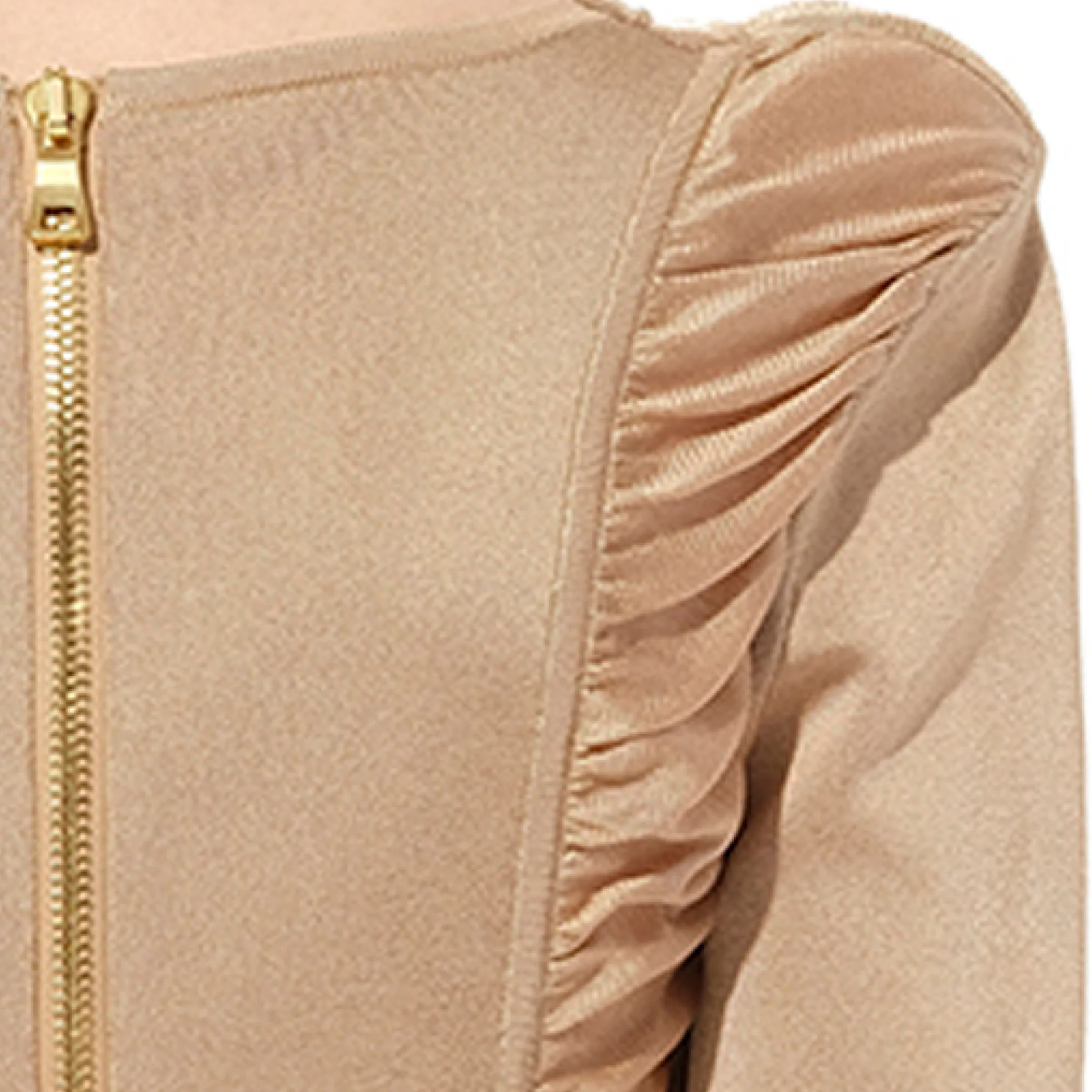 Maille Knit Const Dress in Sand sold by MARAIS product image thumbnail 3