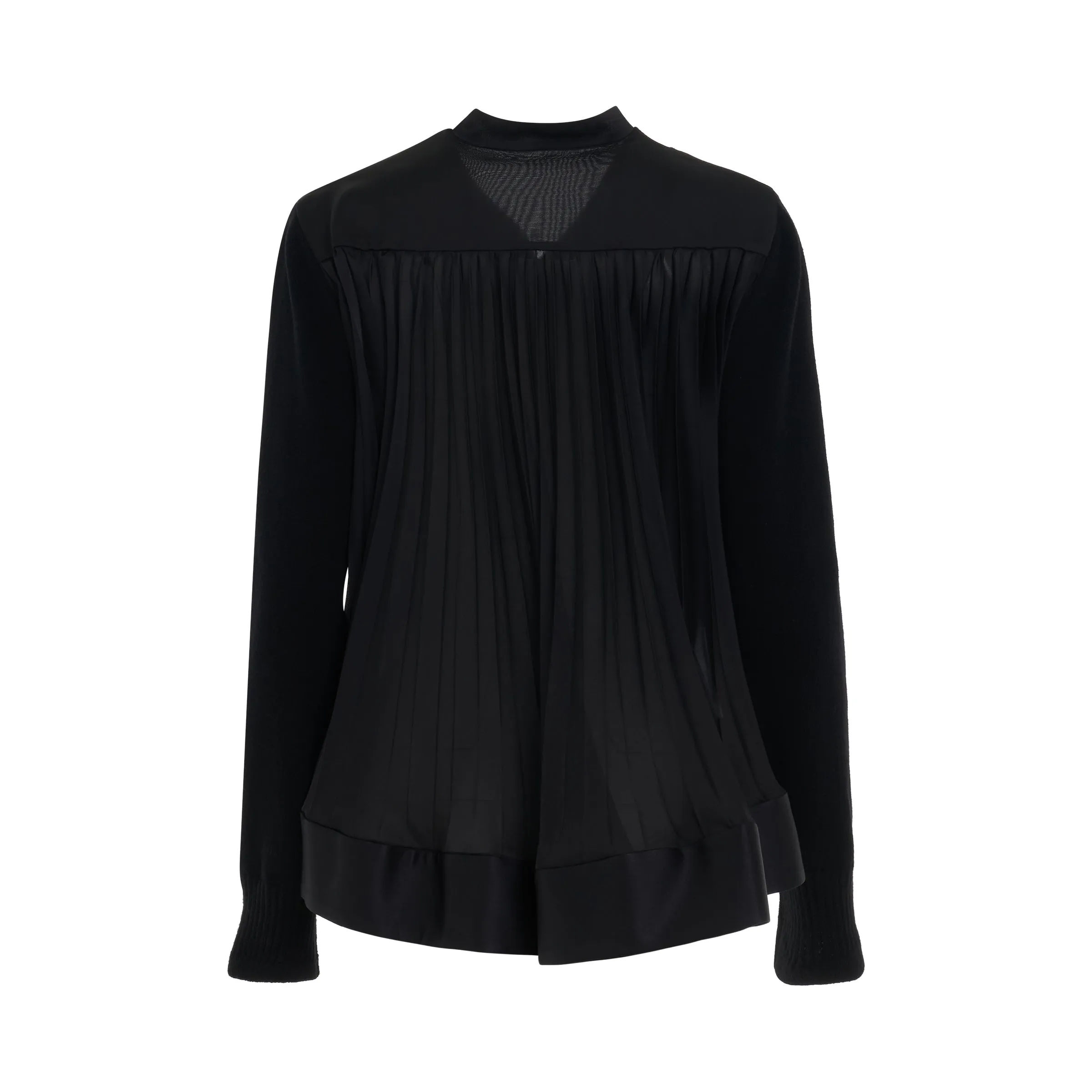 Wool Knit Cardigan in Black sold by MARAIS product image thumbnail 4